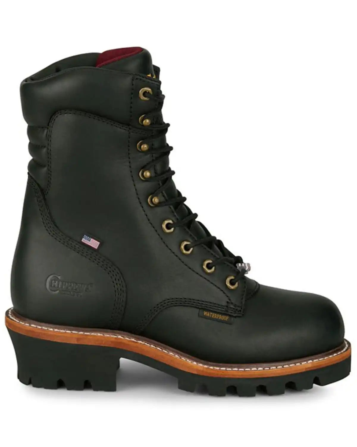 Chippewa Men's 9" Super Logger Waterproof Insulated Work Boots - Steel Toe