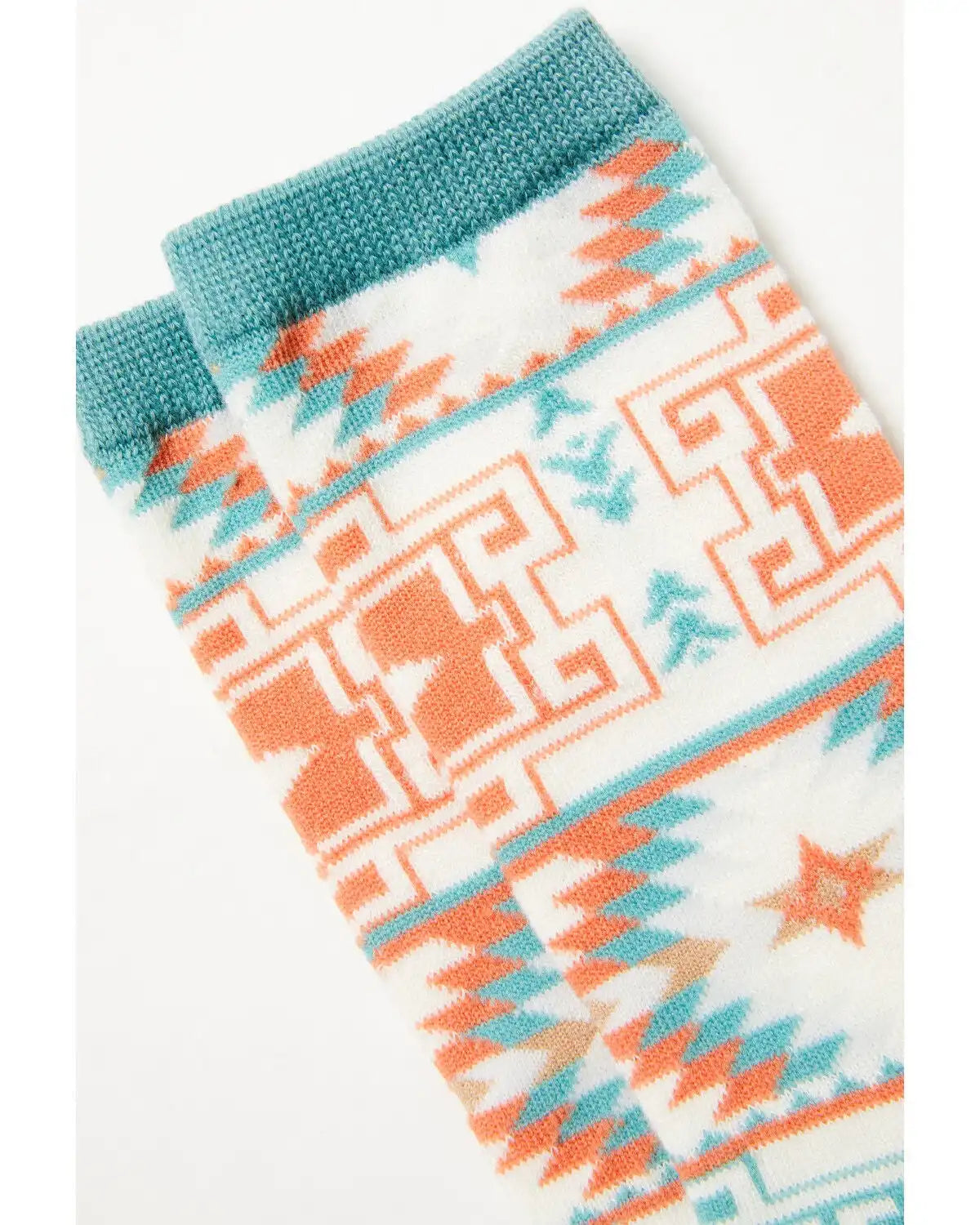 Boot Barn Women's Summer Southwestern Print Crew Socks