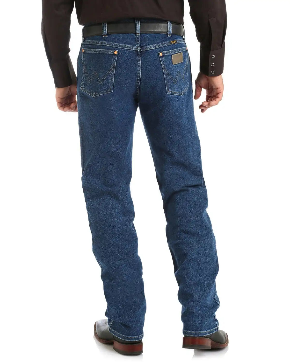 Wrangler Men's Cowboy Cut Active Flex Stone Wash Bootcut Jeans
