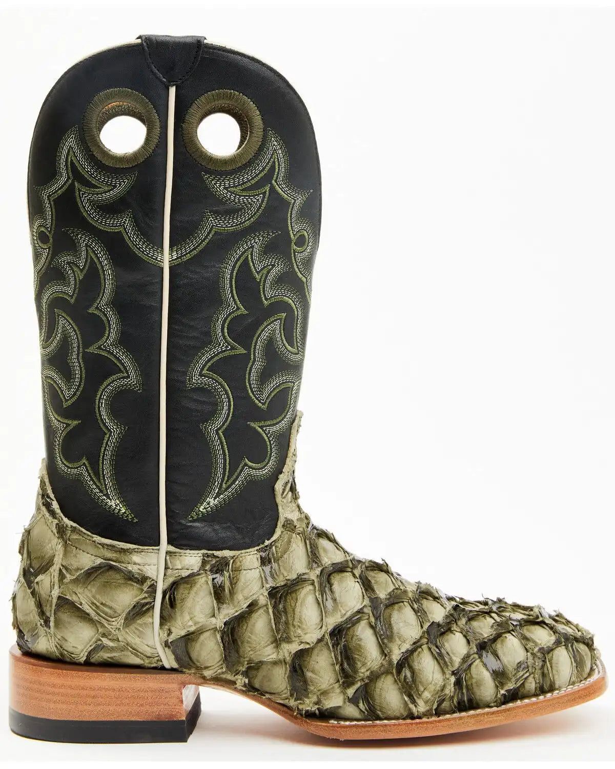 Cody James Men's Malaga Exotic Pirarucu Western Boots - Broad Square Toe