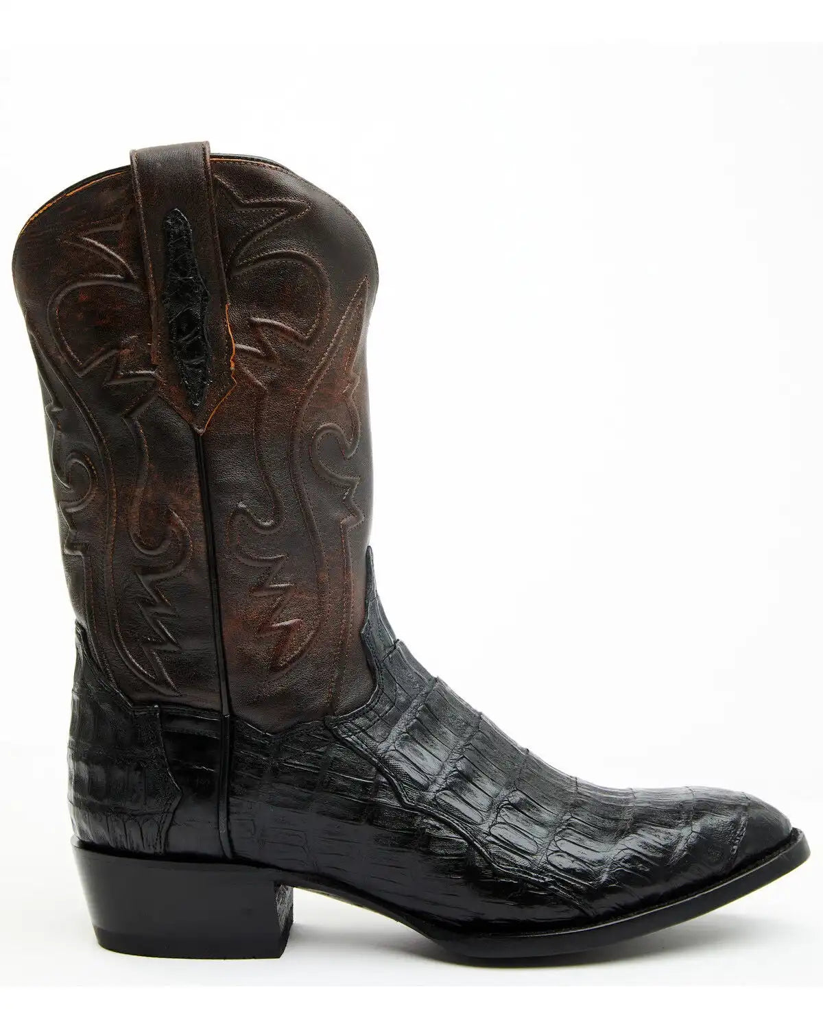 Dan Post Men's Exotic Caiman 12" Western Boots - Round Toe