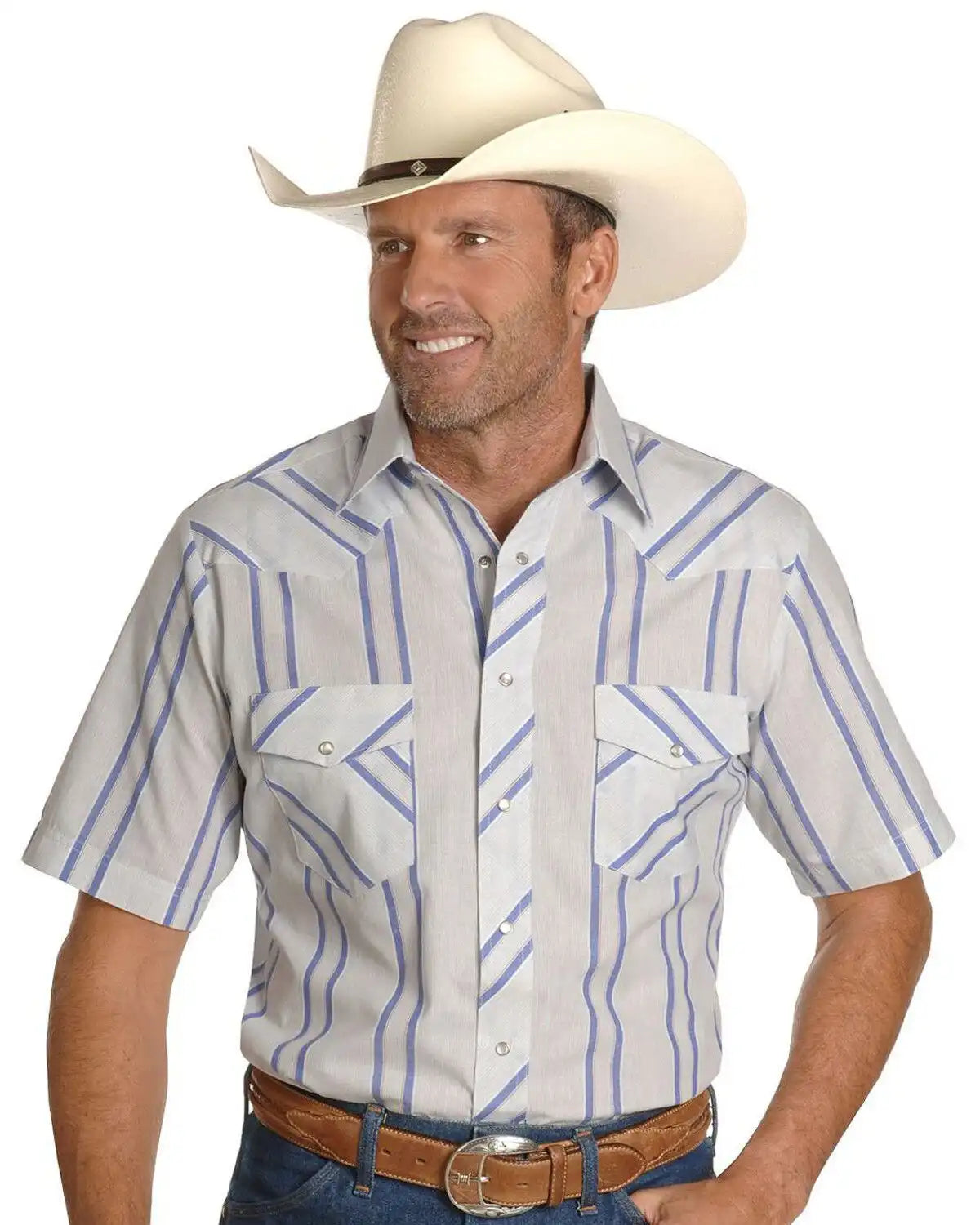 Wrangler Men's Assorted Classic Short Sleeve Western Shirt - Big & Tall
