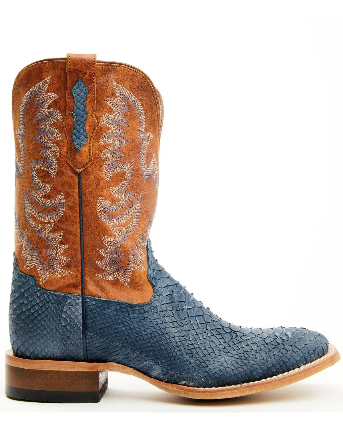 Cody James Men's Exotic Python Vulturno Western Boots - Broad Square Toe