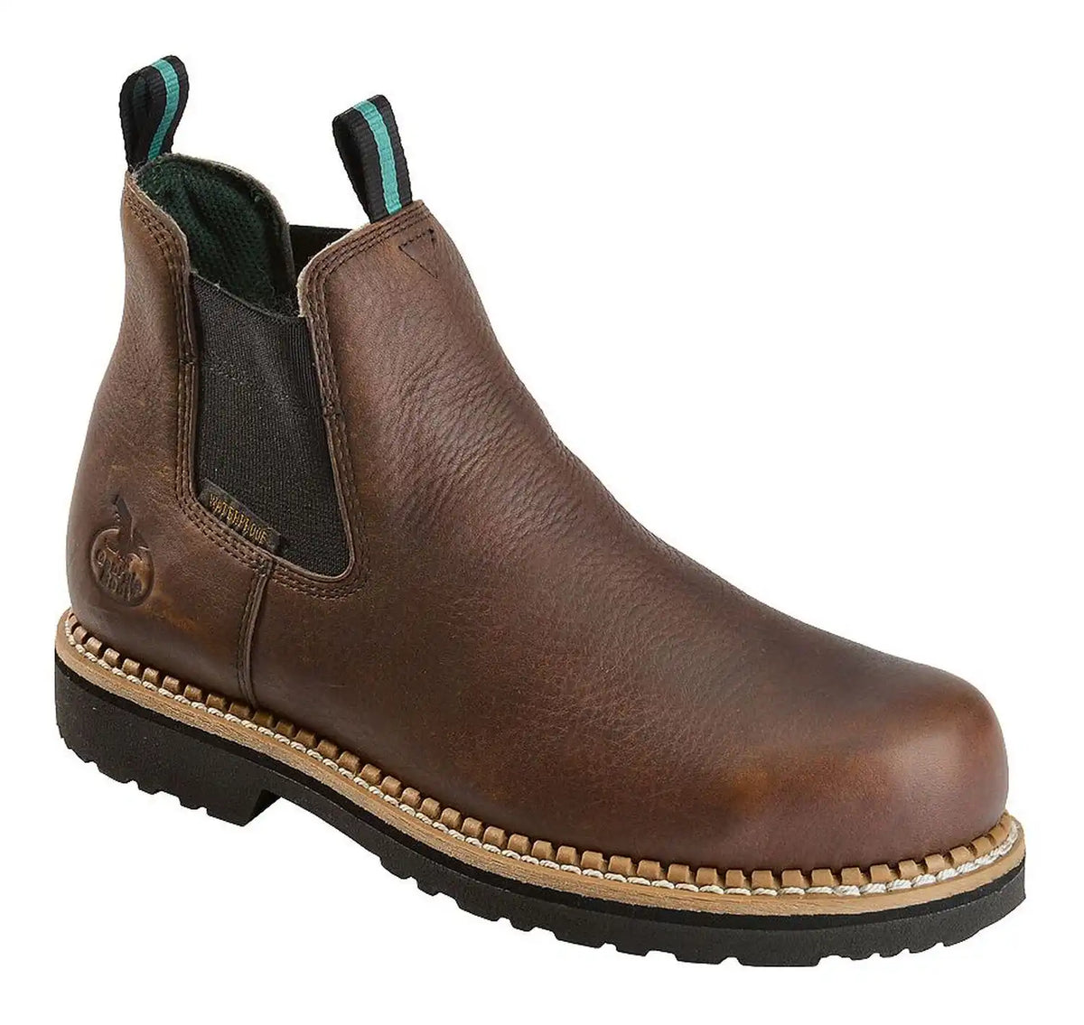 Georgia Boot Men's Romeo Waterproof Slip-On Work Shoes - Soft Toe