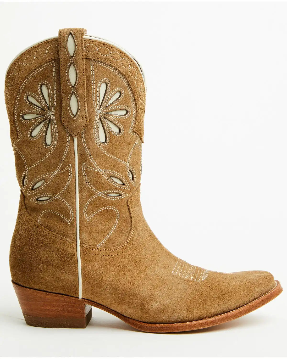 Shyanne Women's Tansy Suede Western Booties - Snip Toe