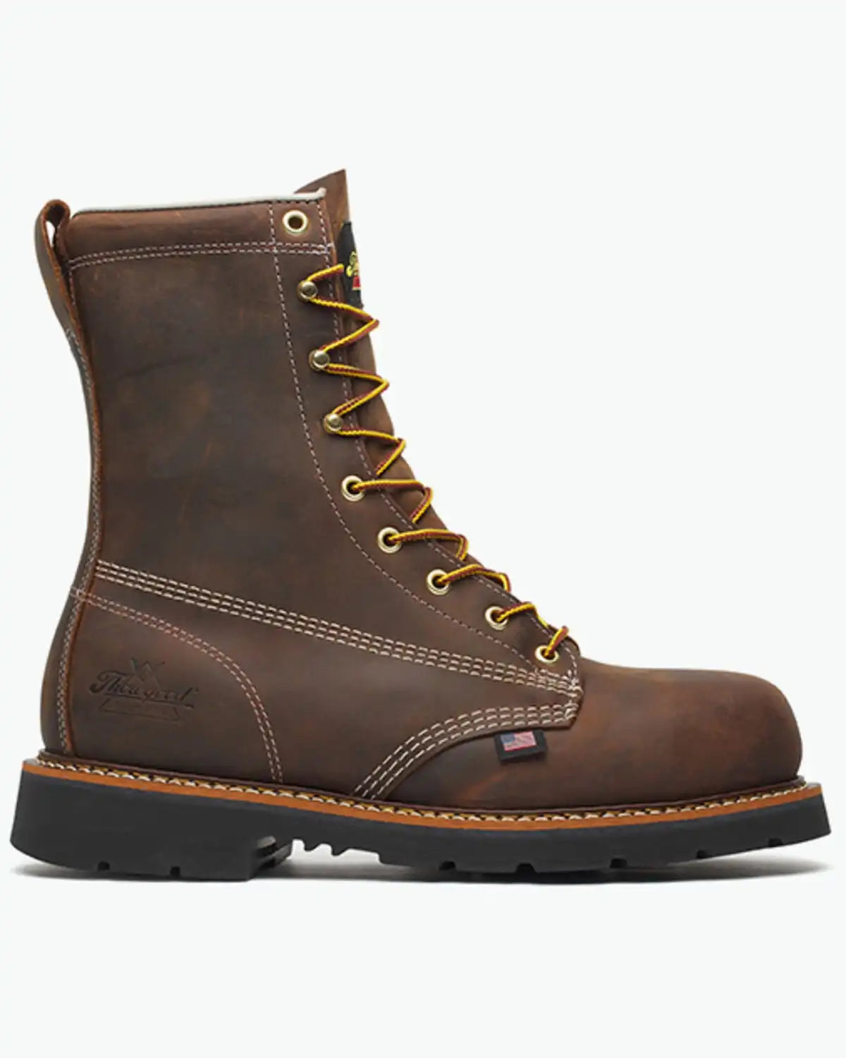 Thorogood Men's 8" American Heritage Lace-Up Work Boots - Steel Toe