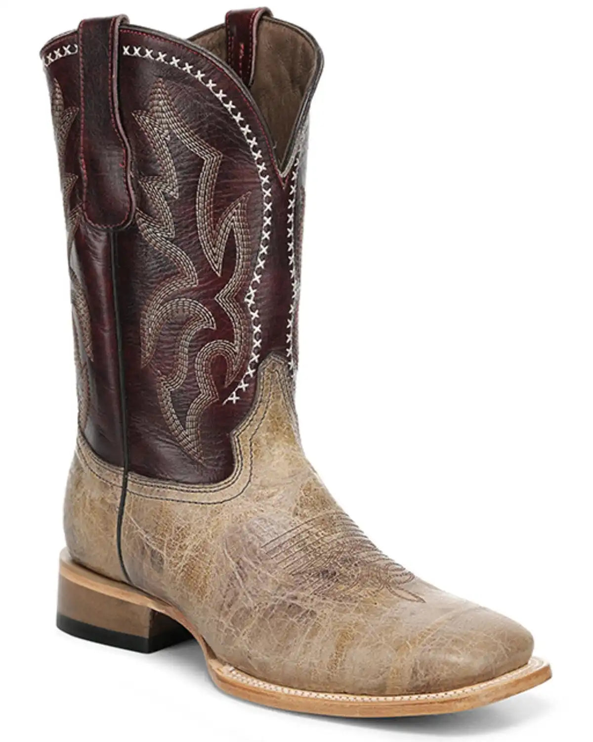 Circle G Men's Western Boots - Broad Square Toe