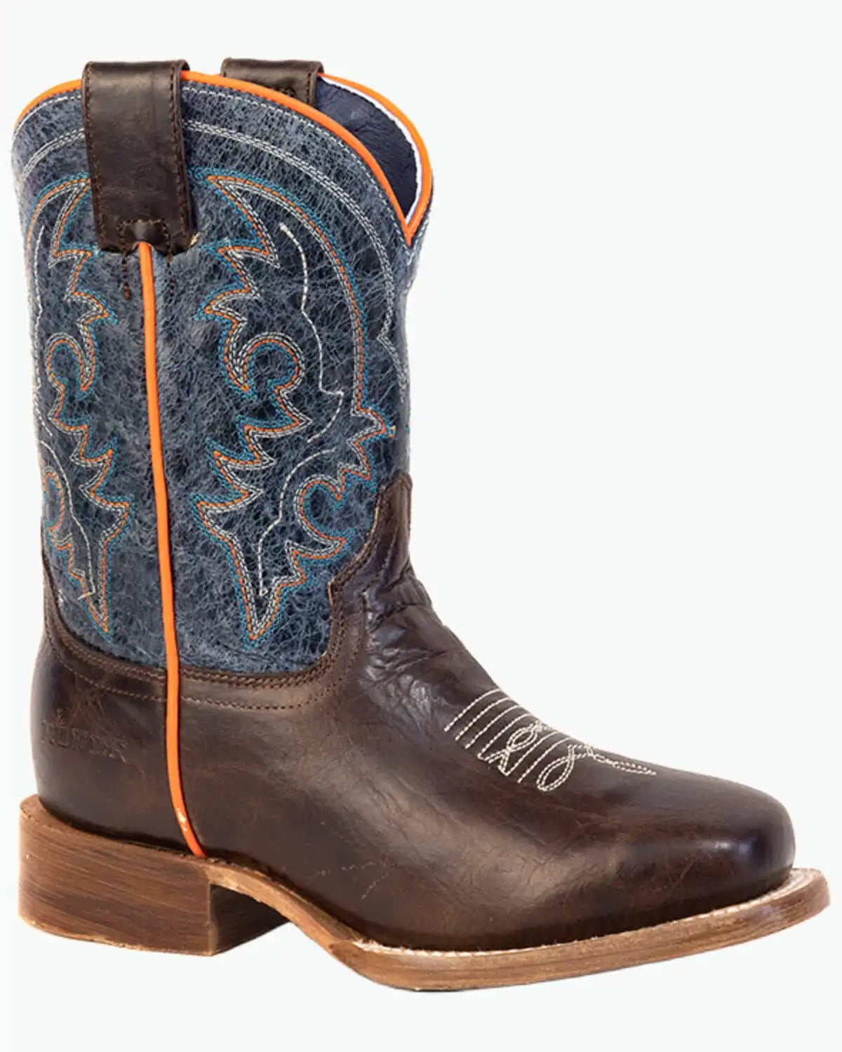 Roper Boys' Clint Western Boots - Broad Square Toe