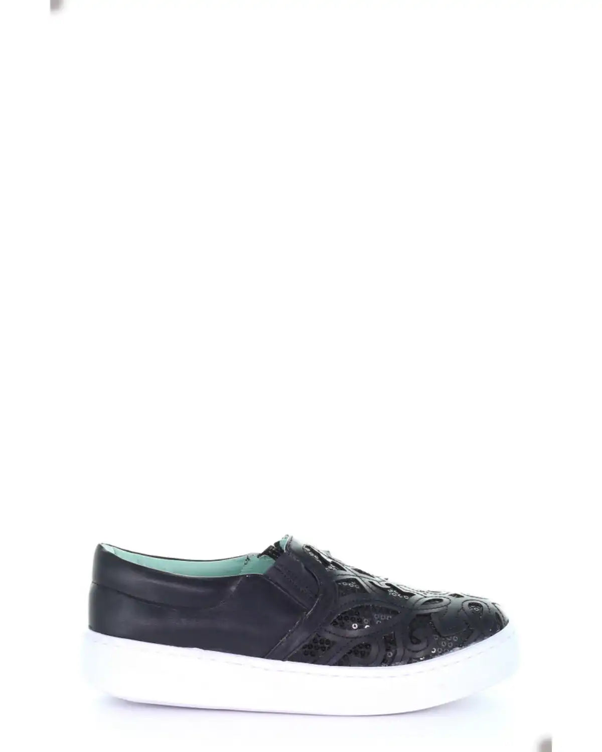 Corral Women's Black Inlay & Embroidery Sneakers