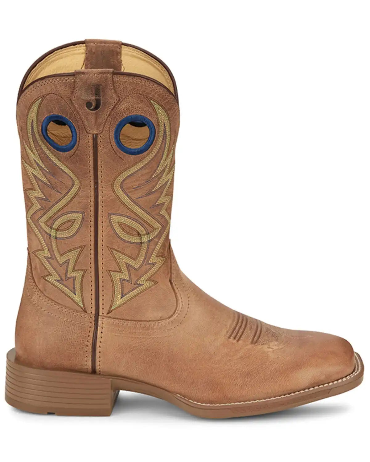 Justin Men's Pickett Western Boots - Broad Square Toe
