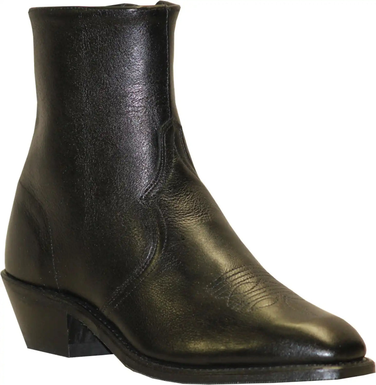 Abilene Boots Men's Zipper Short Dress Boots - Square Toe