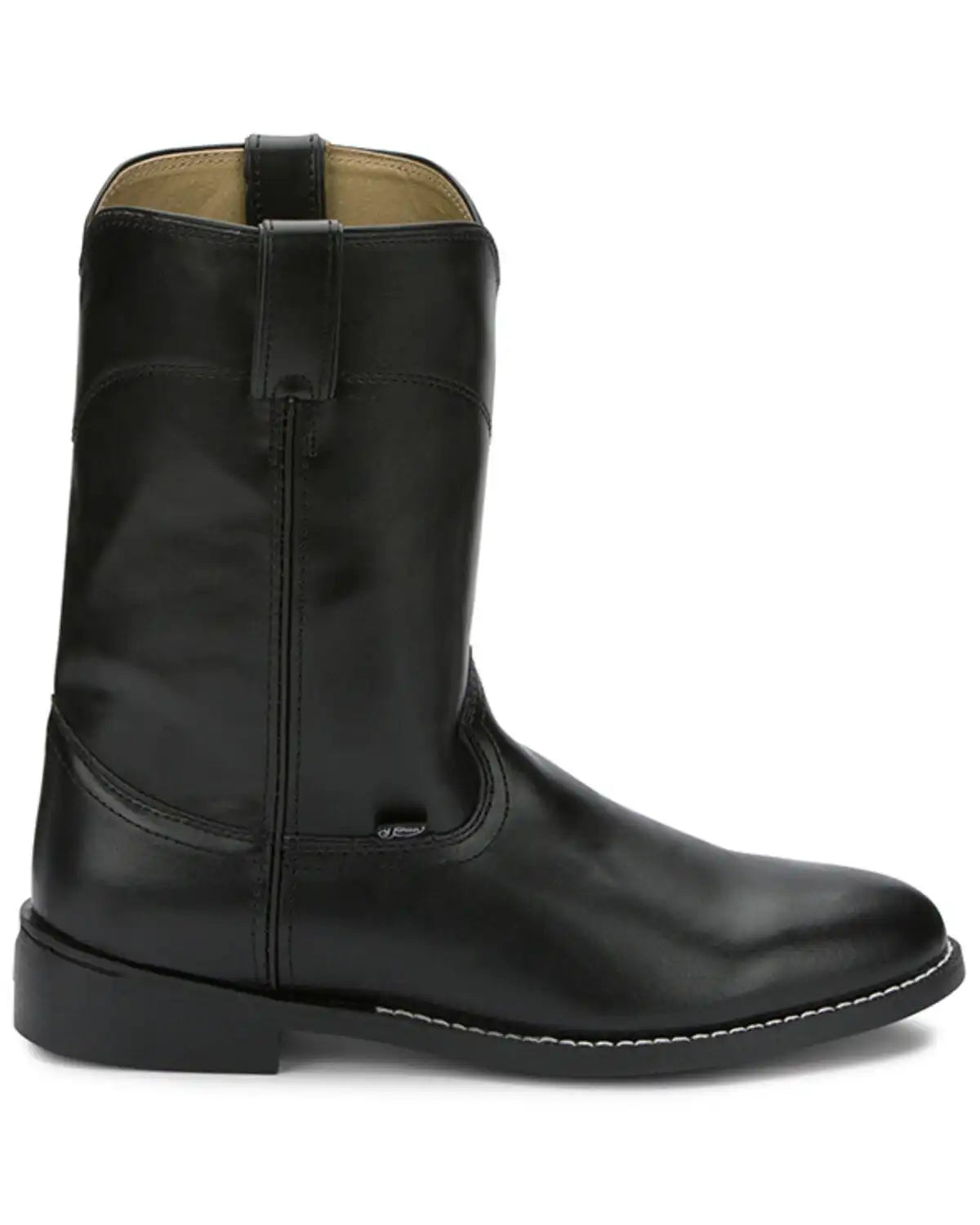 Justin Men's Basics Roper Western Boots - Medium Toe
