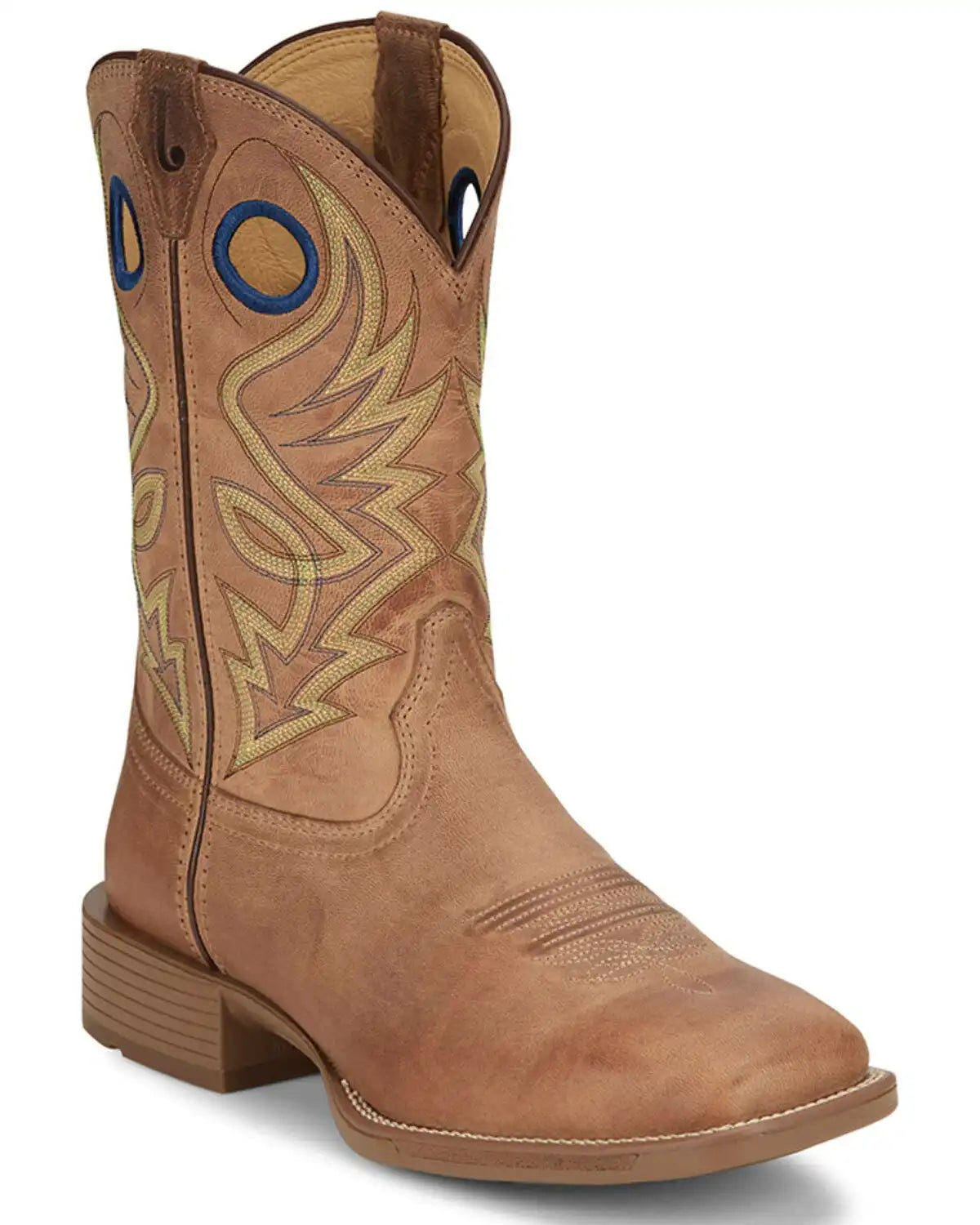 Justin Men's Pickett Western Boots - Broad Square Toe