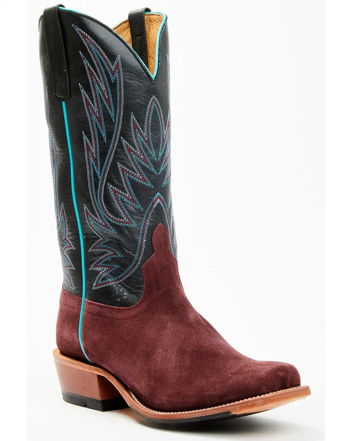 Horse Power Men's Suede Western Boots - Square Toe