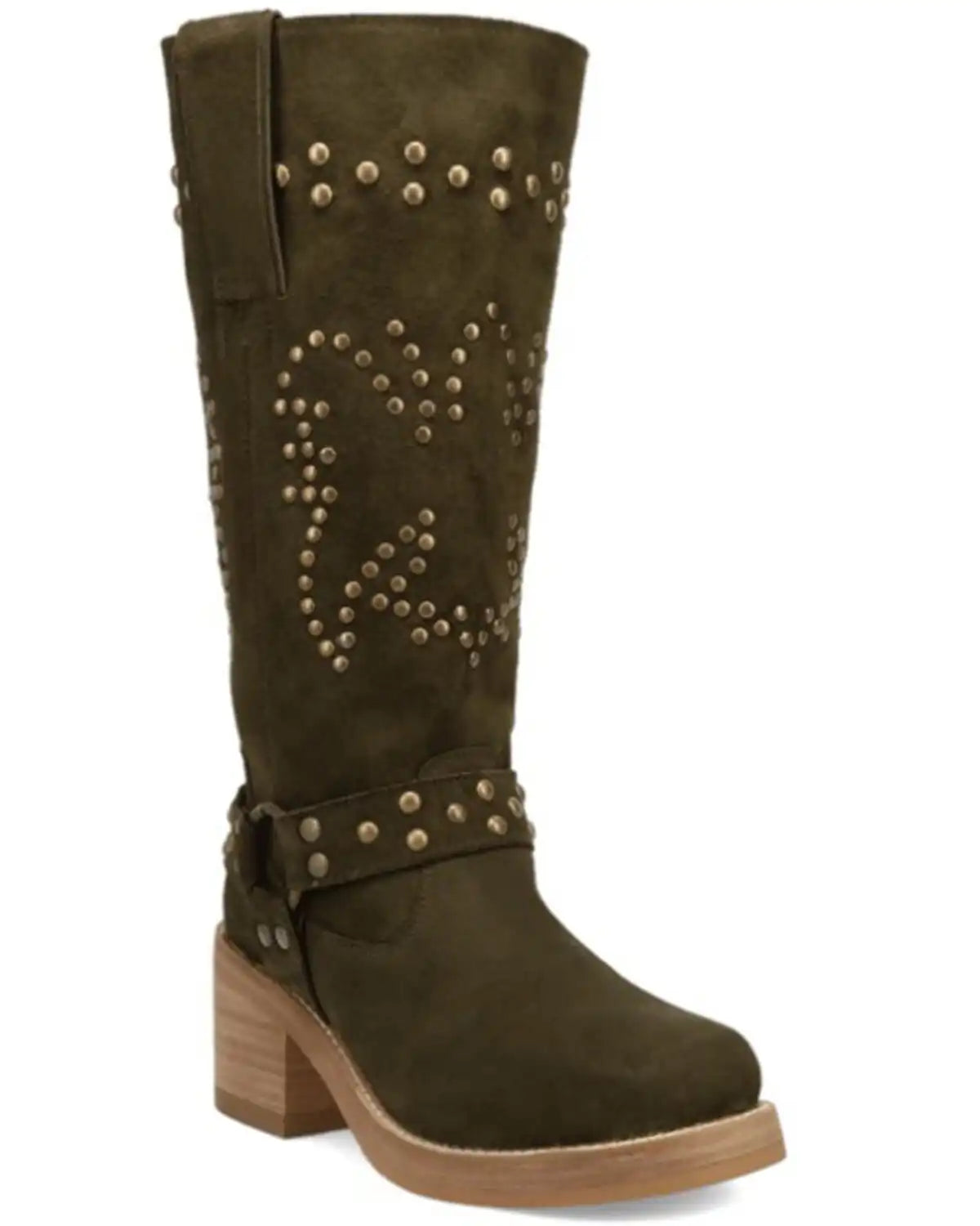 Dingo Women's Troubadour Studded Tall Fashion Boots - Round Toe