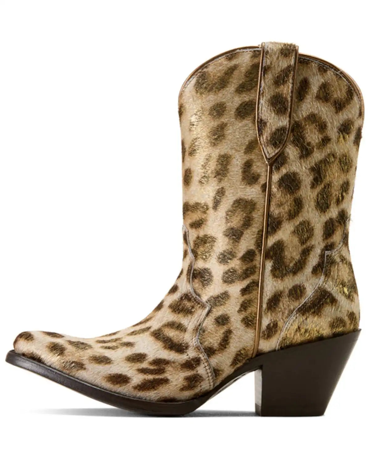 Ariat Women's Julietta Leopard Print Short Western Boot - Round Toe