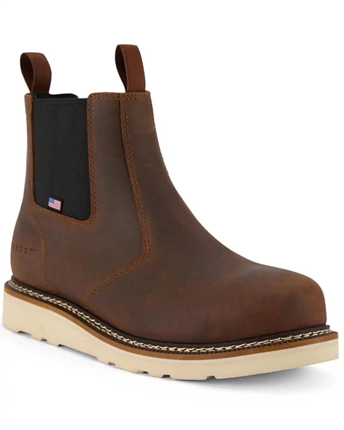 US Boot Men's Logan 6" Chelsea Work Boots - Composite Toe