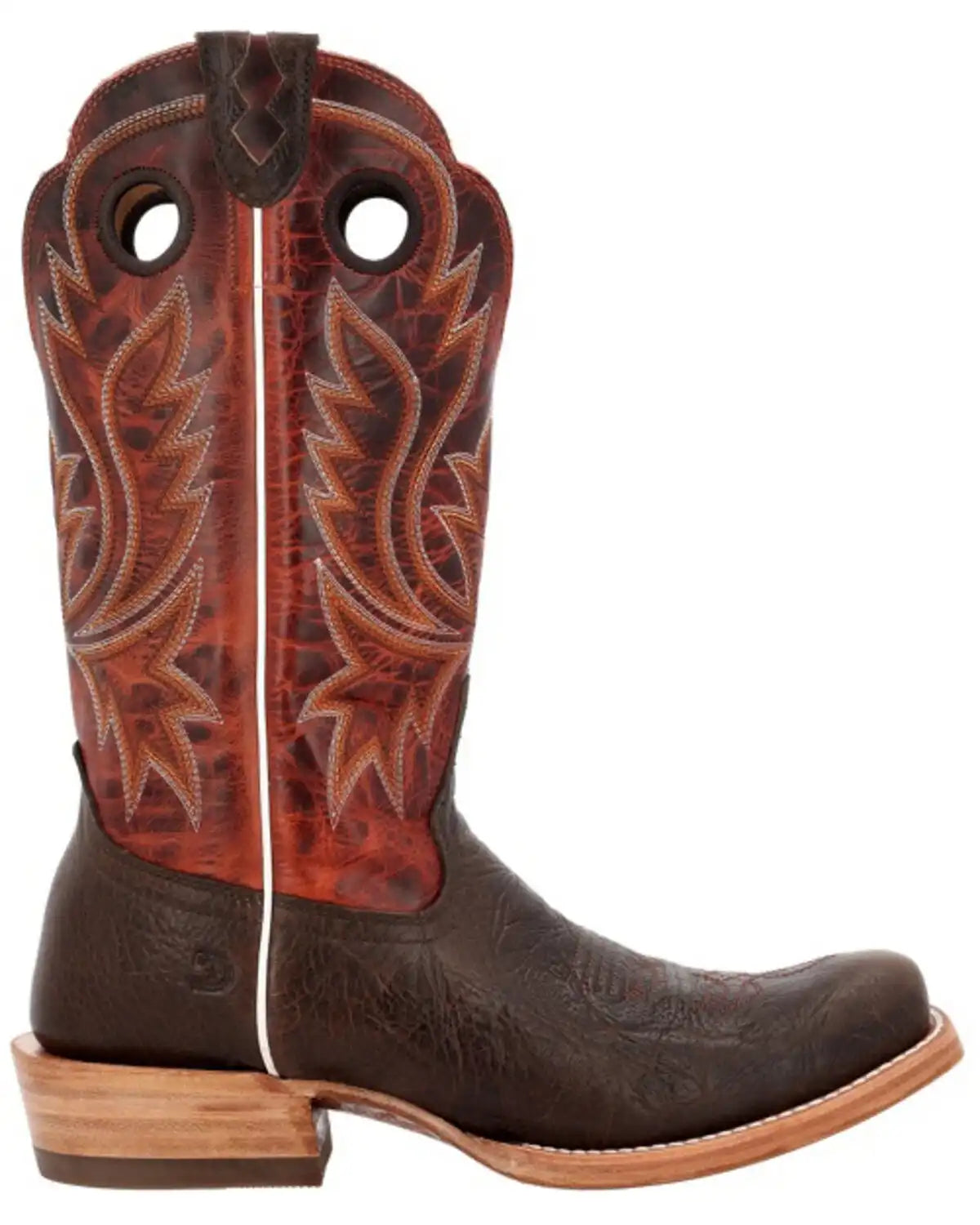 Durango Men's PRCA Collection Shrunken Bullhide Western Boots - Square Toe