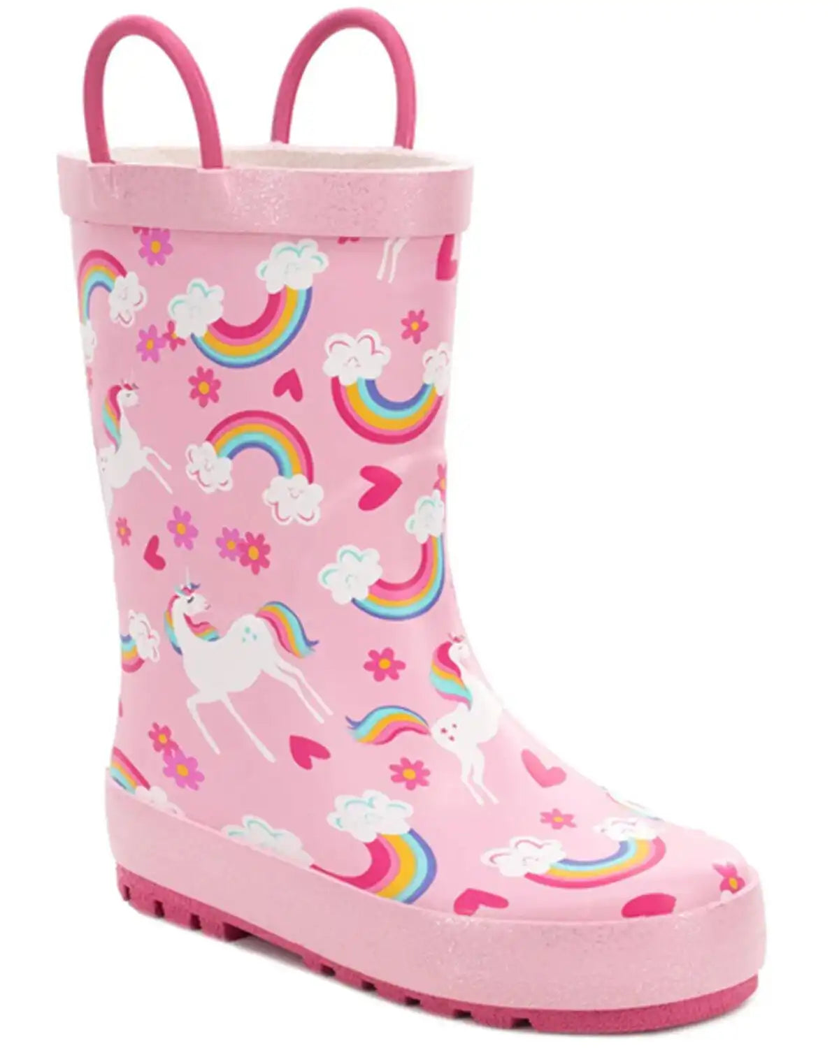 Western Chief Girls' Unicorn Fields Rain Boots - Round Toe