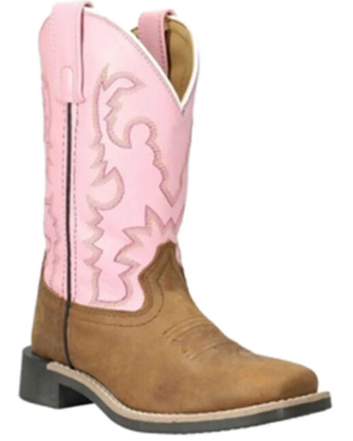 Smoky Mountain Girls' Addison Western Boots - Broad Square Toe
