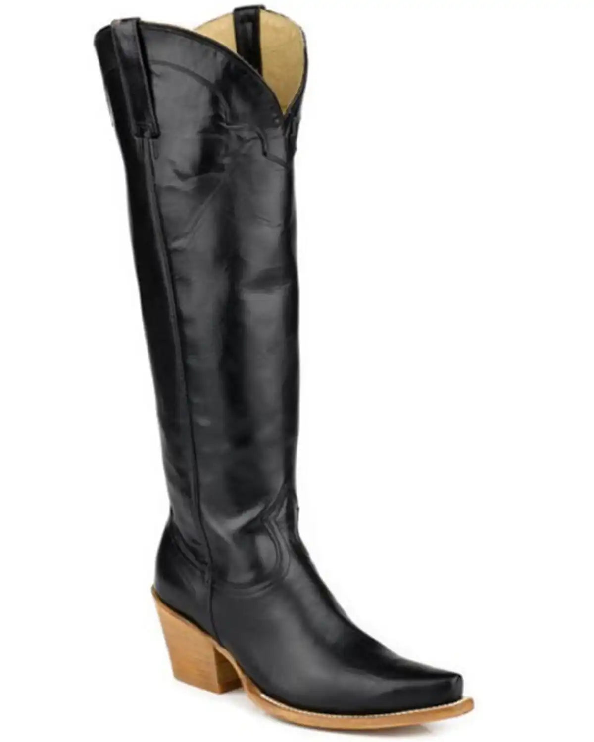 Stetson Women's Sutton Tall Western Boots - Snip Toe