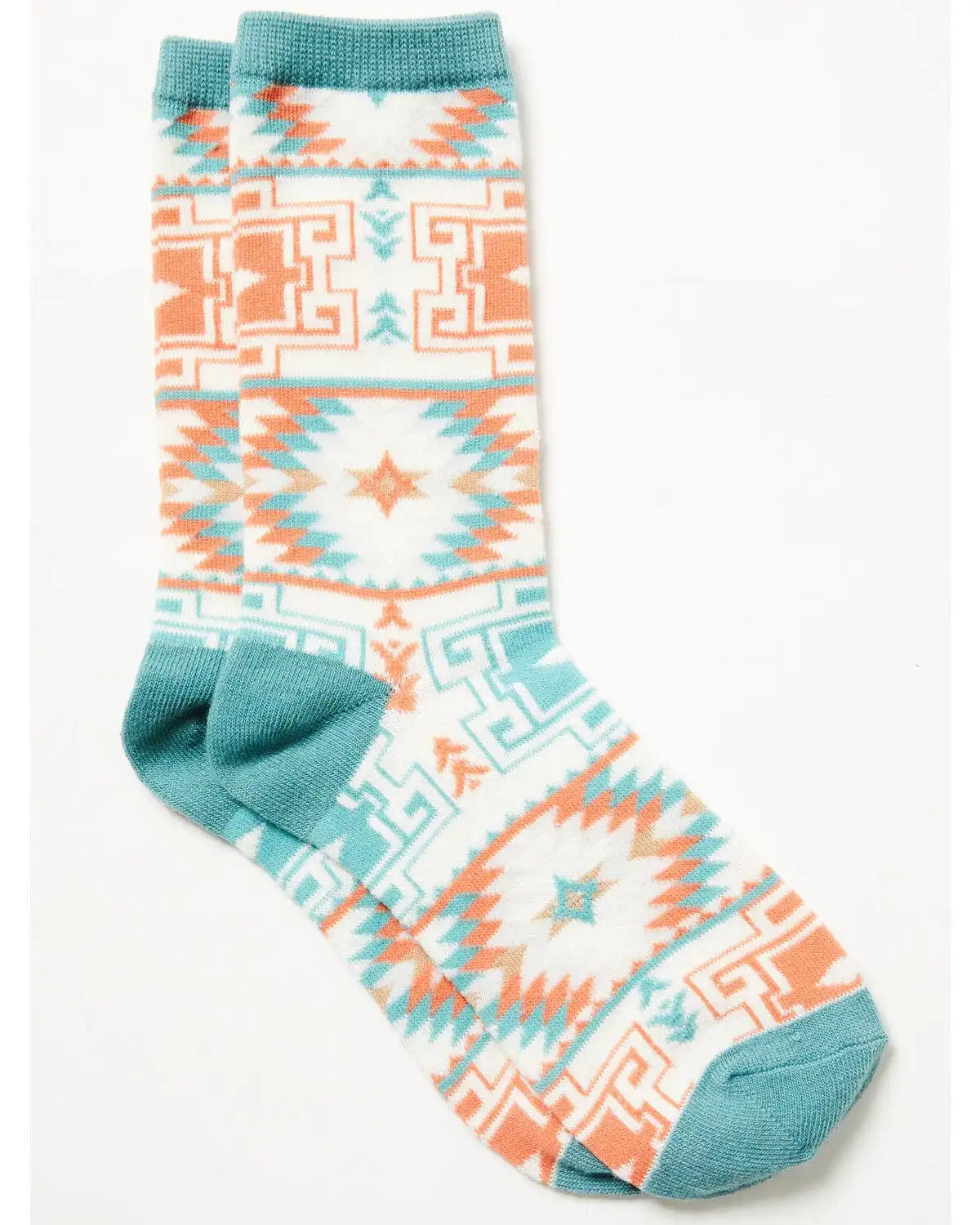 Boot Barn Women's Summer Southwestern Print Crew Socks