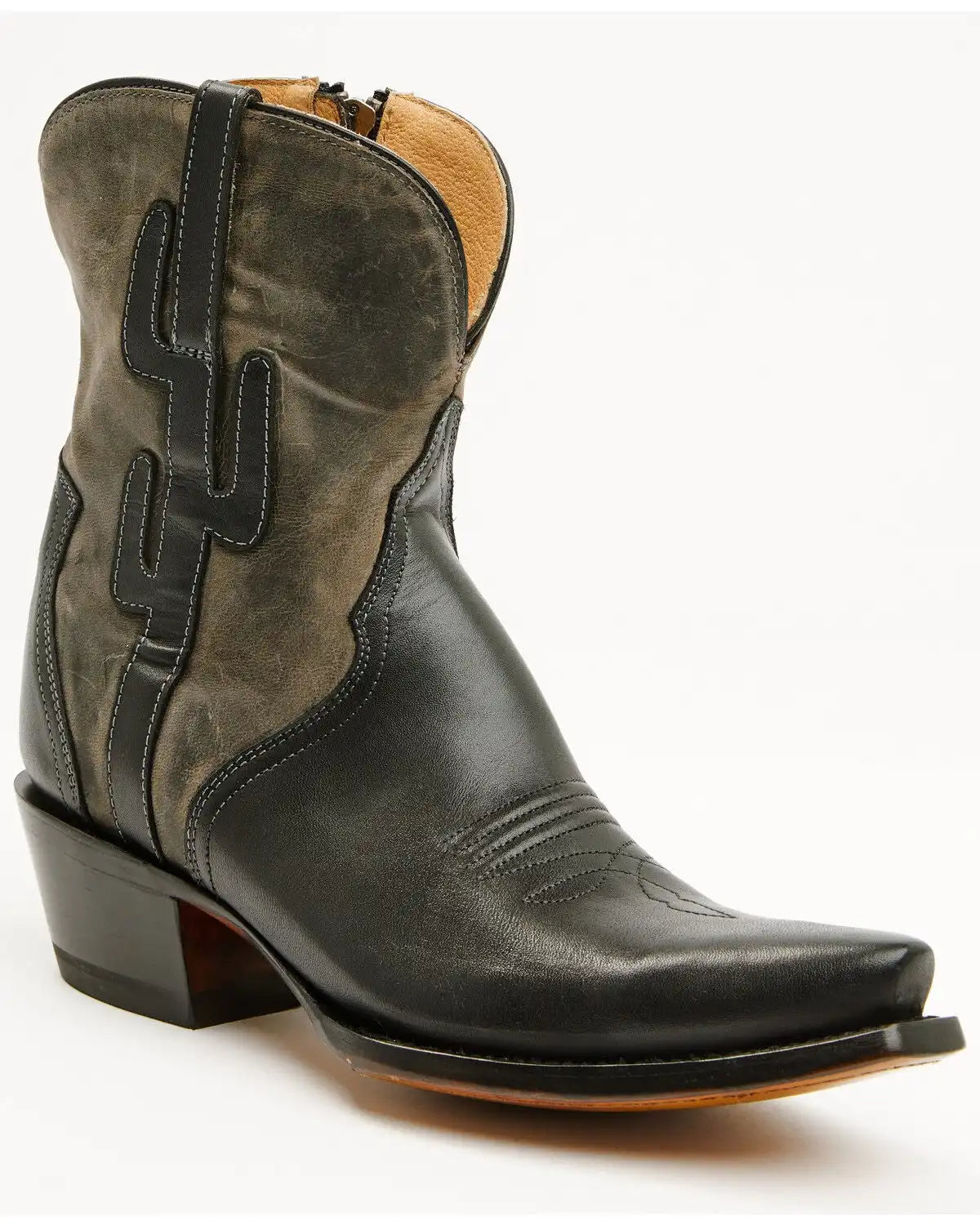 Lucchese Women's Cactus Western Booties - Snip Toe