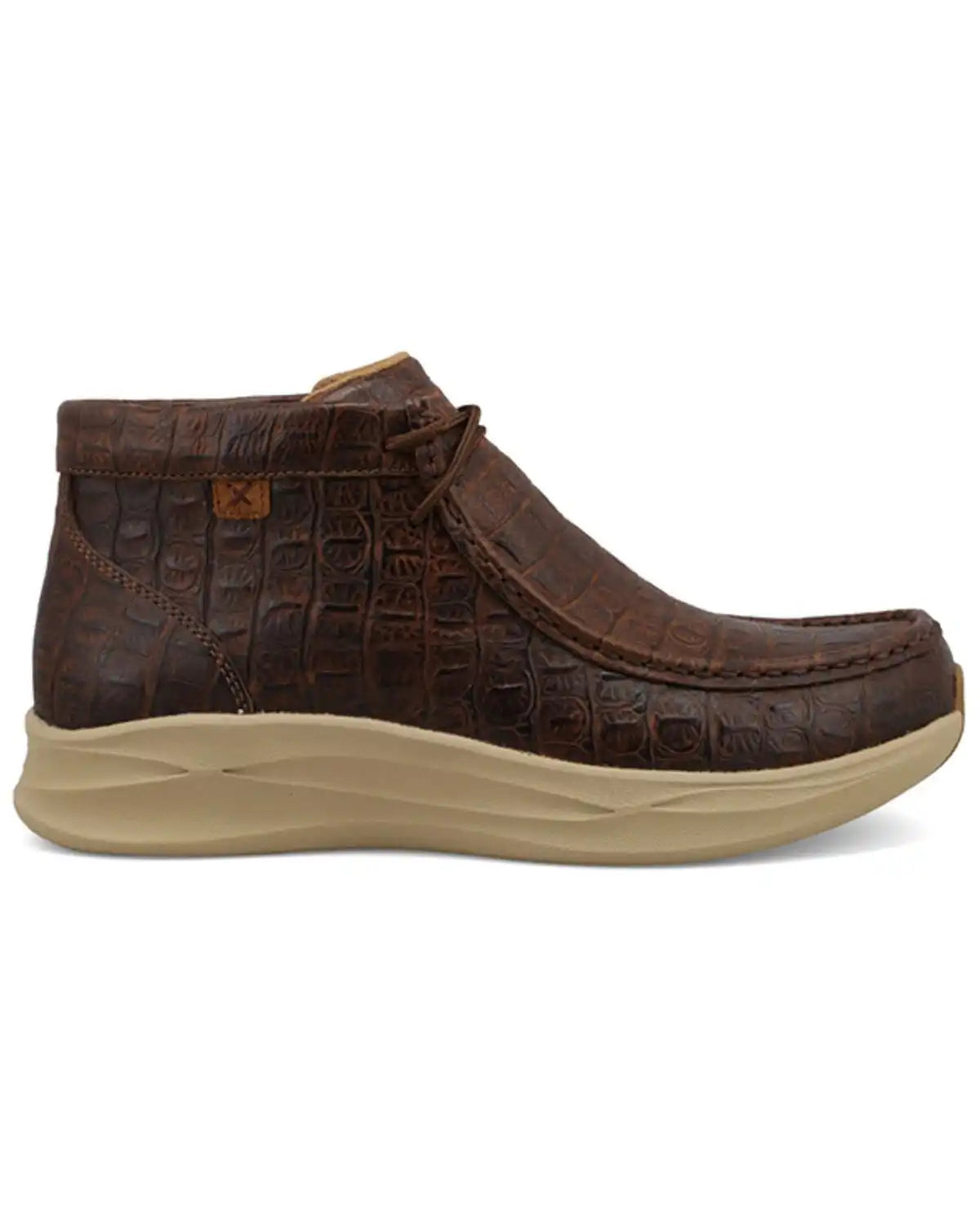 Twisted X Men's Feather X™ Caiman Print Casual Shoes - Moc Toe