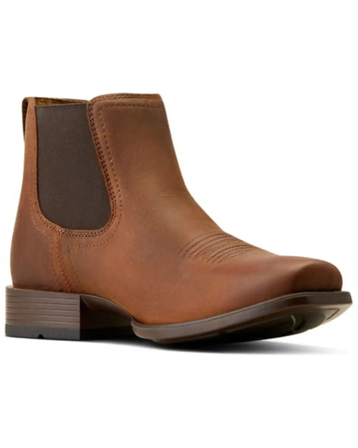 Ariat Men's Booker Ultra Western Chelsea Boots - Broad Square Toe