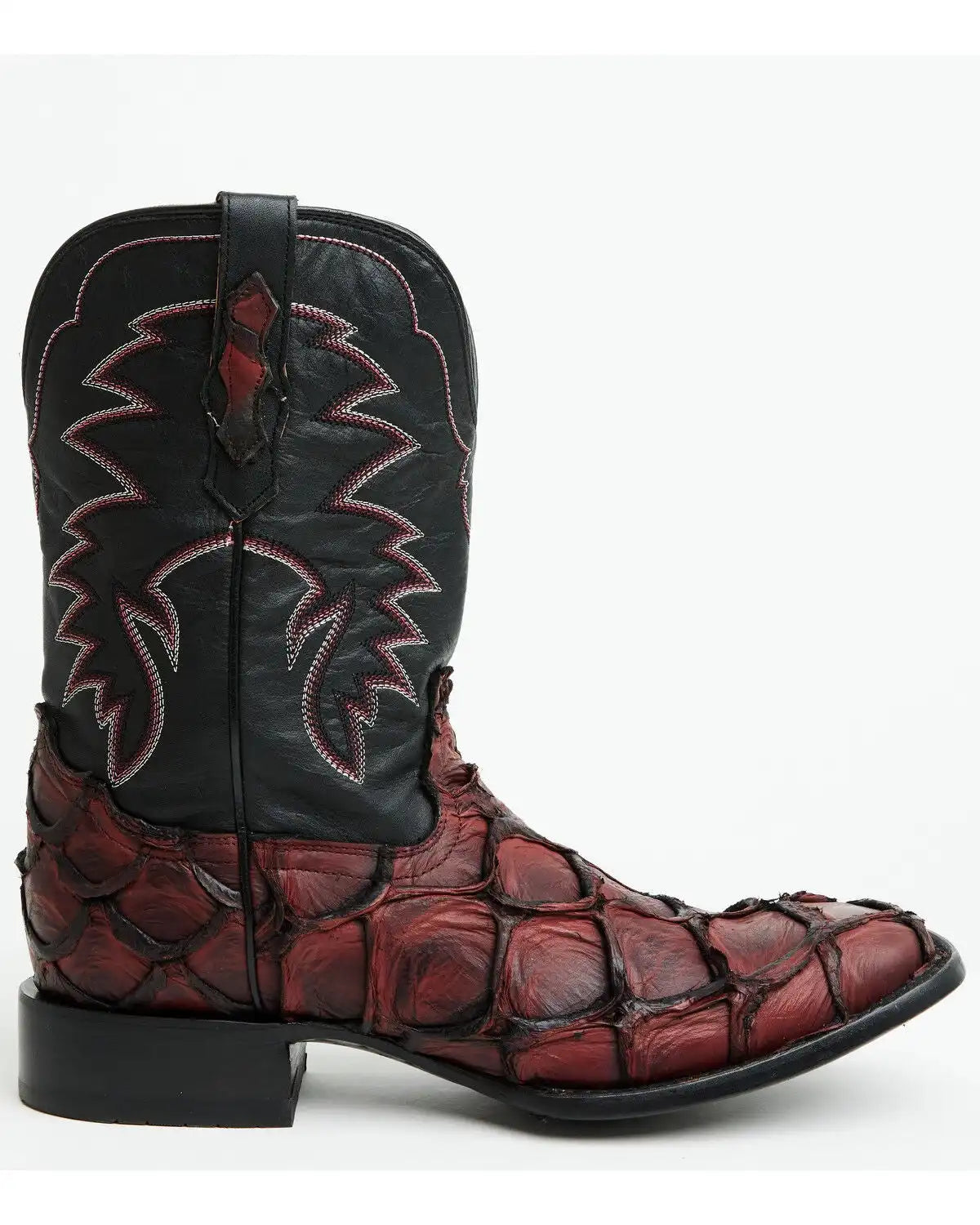 Cody James Men's Exotic Pirarucu Western Boots - Broad Square Toe