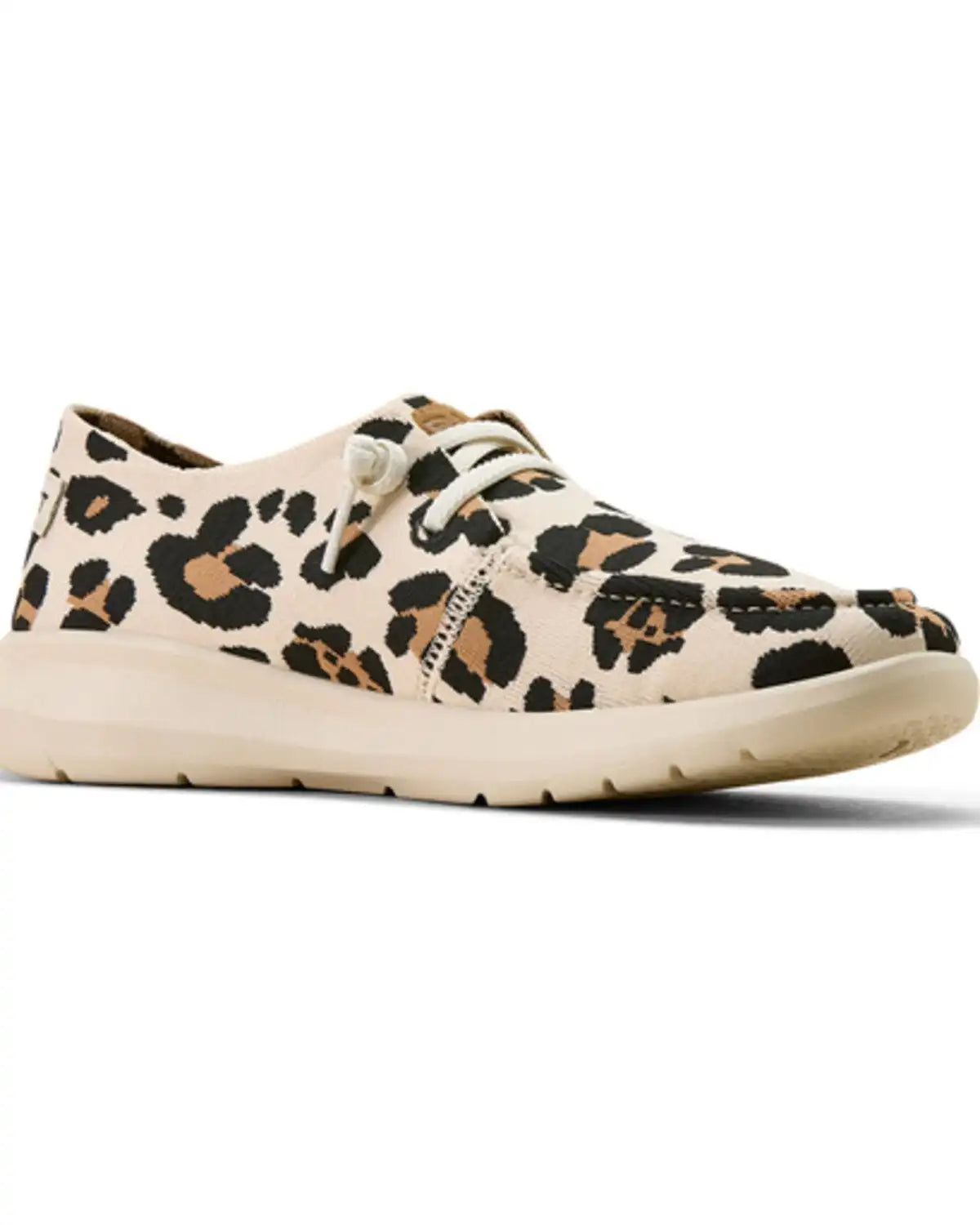 Ariat Women's Leopard Print Hilo Casual Shoes - Moc Toe
