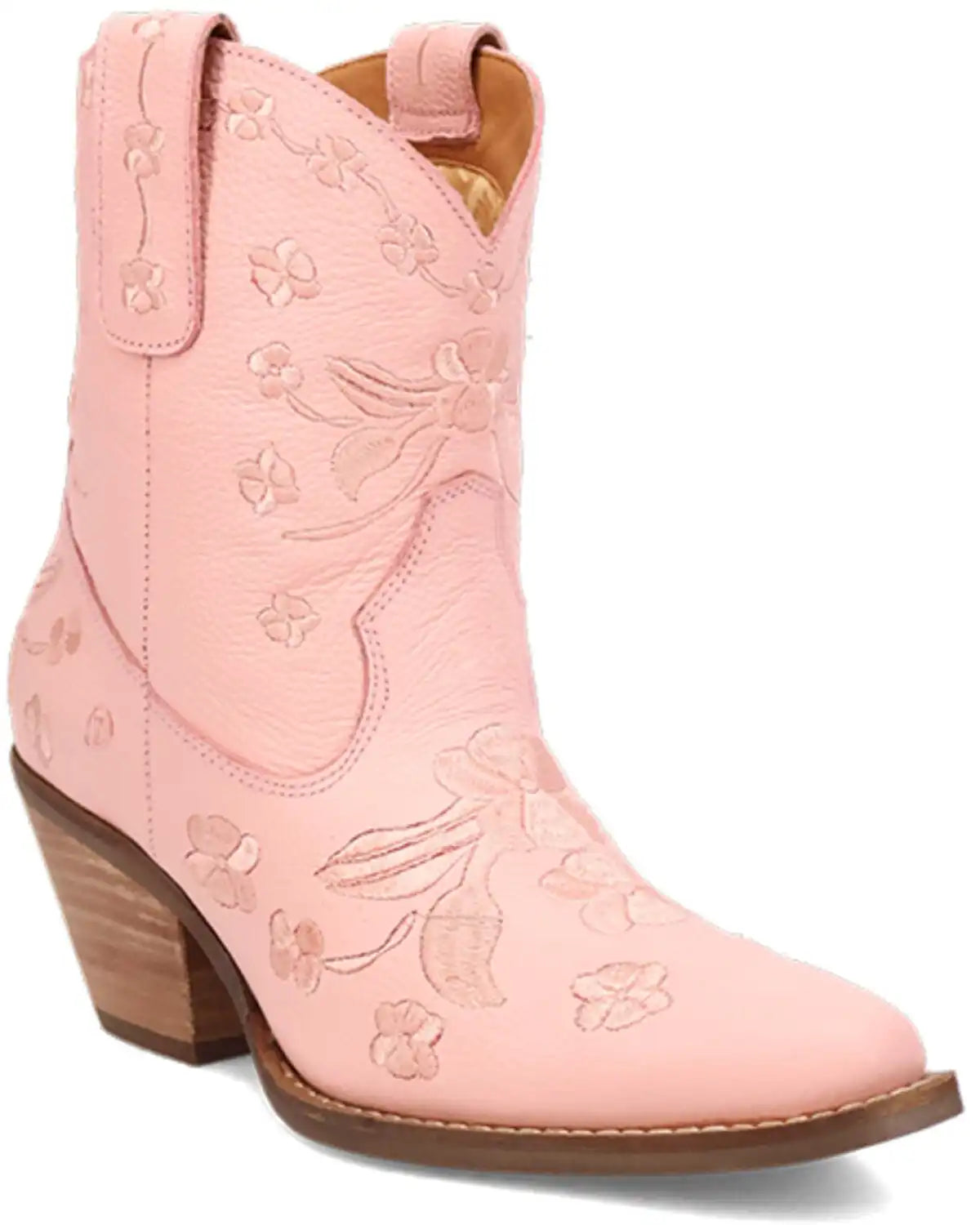 Dingo Women's Sweetheart Embroidered Booties - Round Toe
