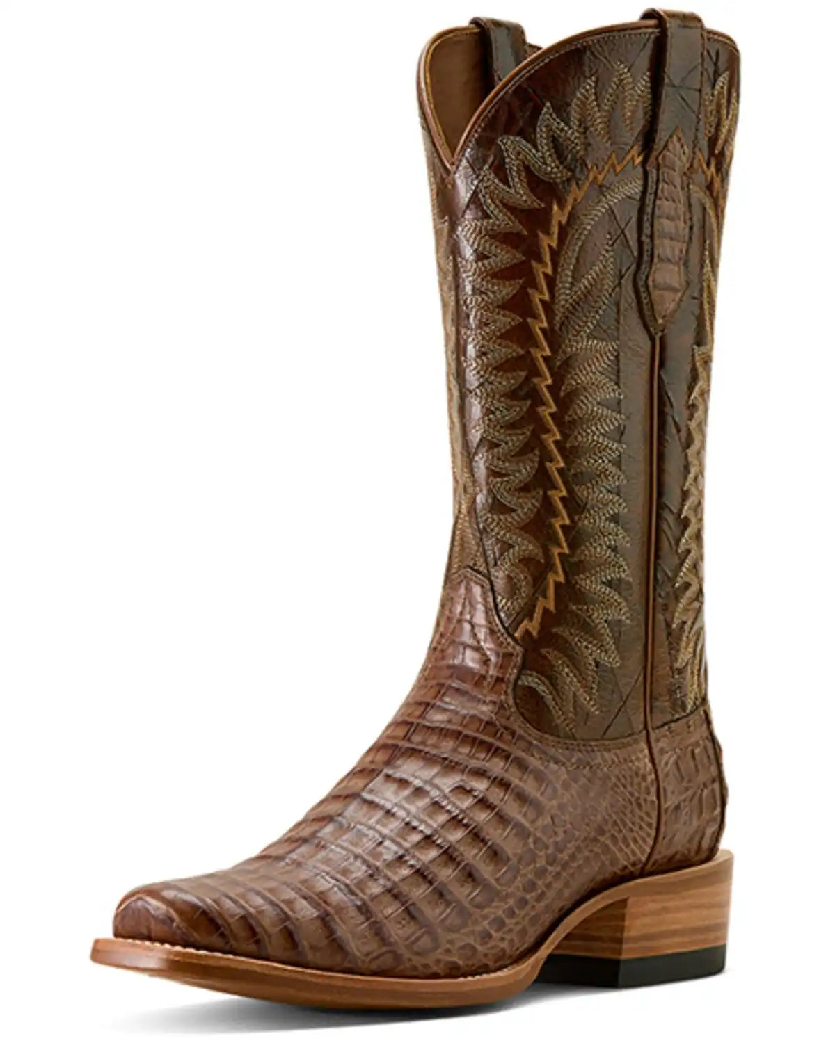 Ariat Men's Futurity Finalist Exotic Caiman Western Boots - Square Toe