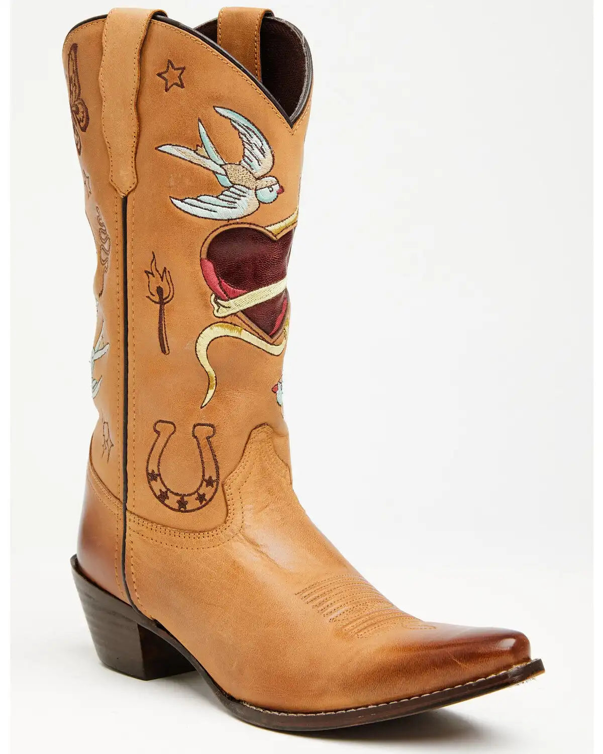 Idyllwind Women's Broken Heart Embroidered Western Boots - Snip Toe