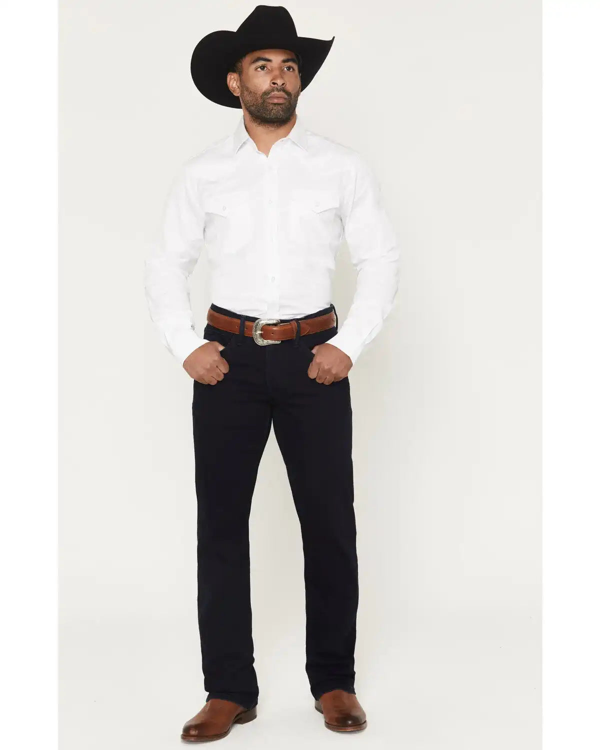 Cody James Black 1978® Men's Mitchum Wash Dexter Slim Bootcut Stretch Denim Jeans