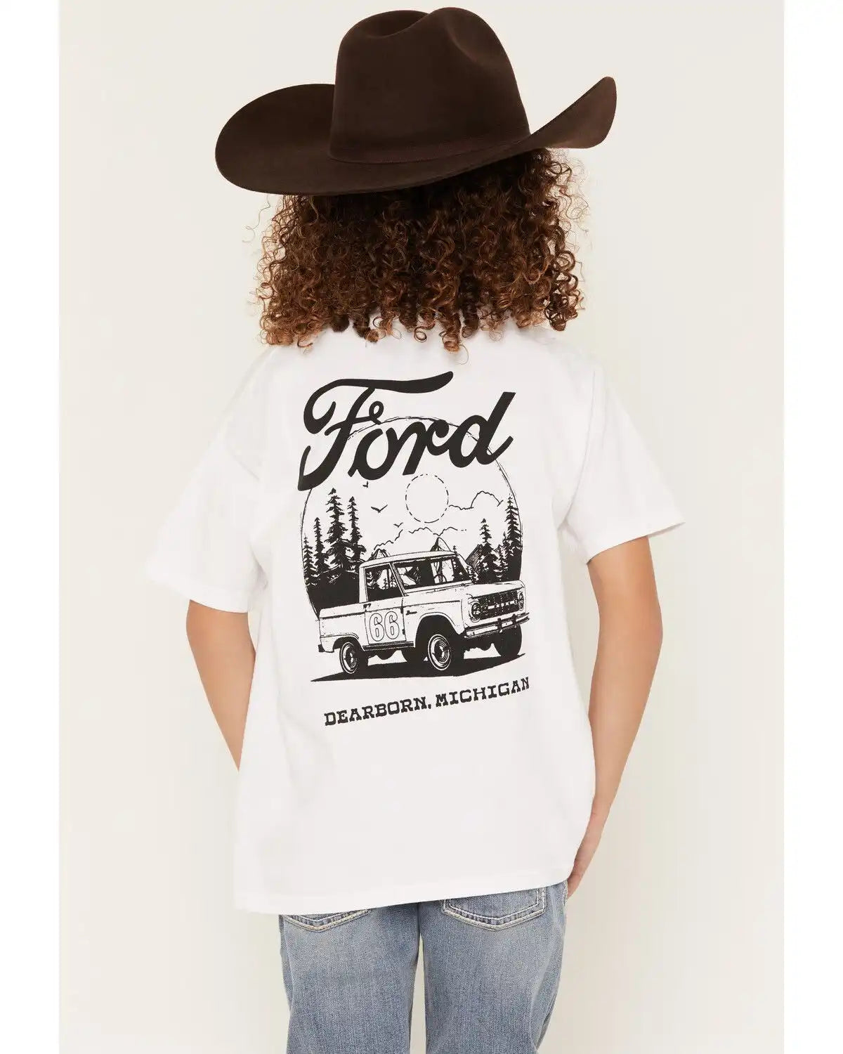 Merch Traffic Boys' Ford Logo Short Sleeve Graphic T-Shirt