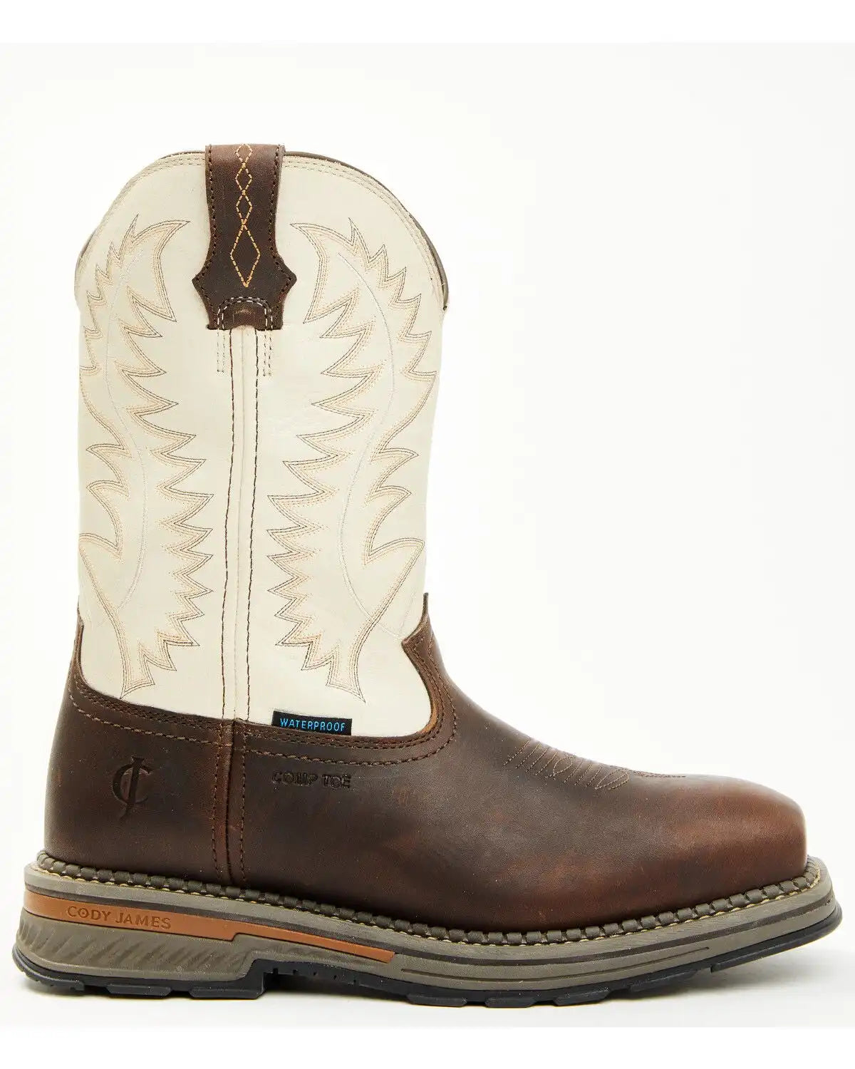 Cody James Men's 11" Tyche Palace Pull-On Waterproof Work Boots - Composite Toe
