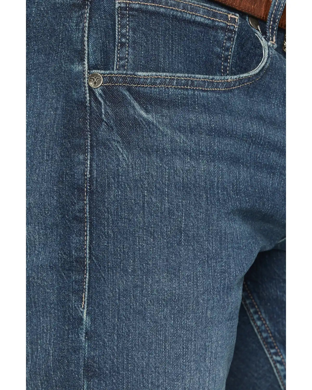 Wrangler 20X Men's 42MWX Wagoner Medium Wash Vintage Bootcut Stretch Denim Jeans