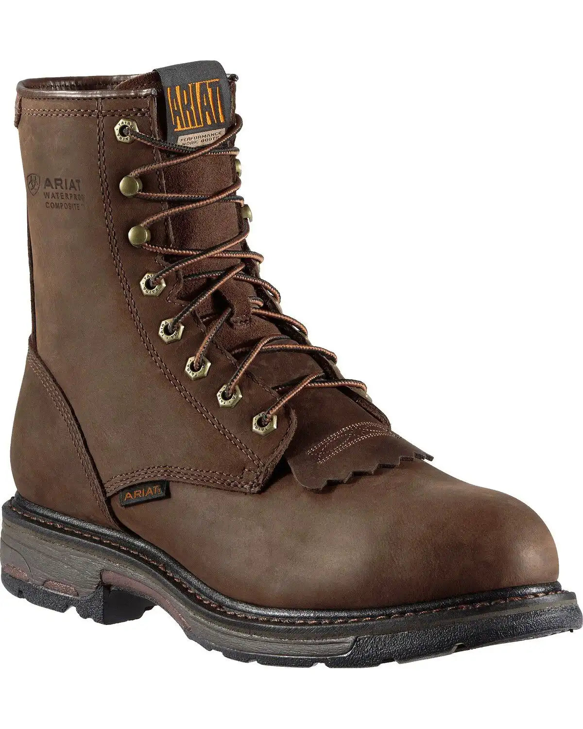 Ariat Men's WorkHog® H2O 8" Lace-Up Work Boots - Composite Toe