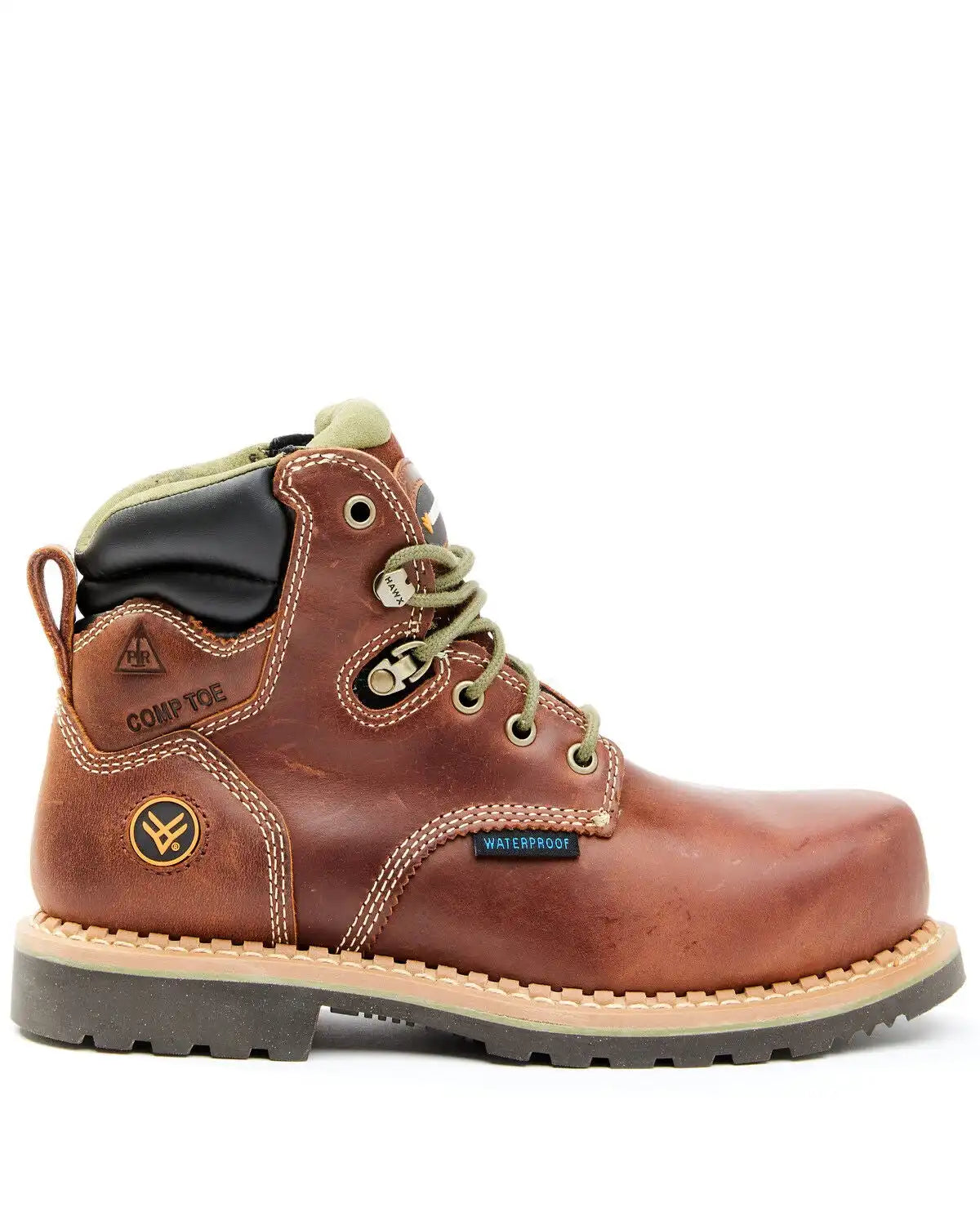 Hawx Women's 6" Platoon Waterproof Work Boots - Composite Toe