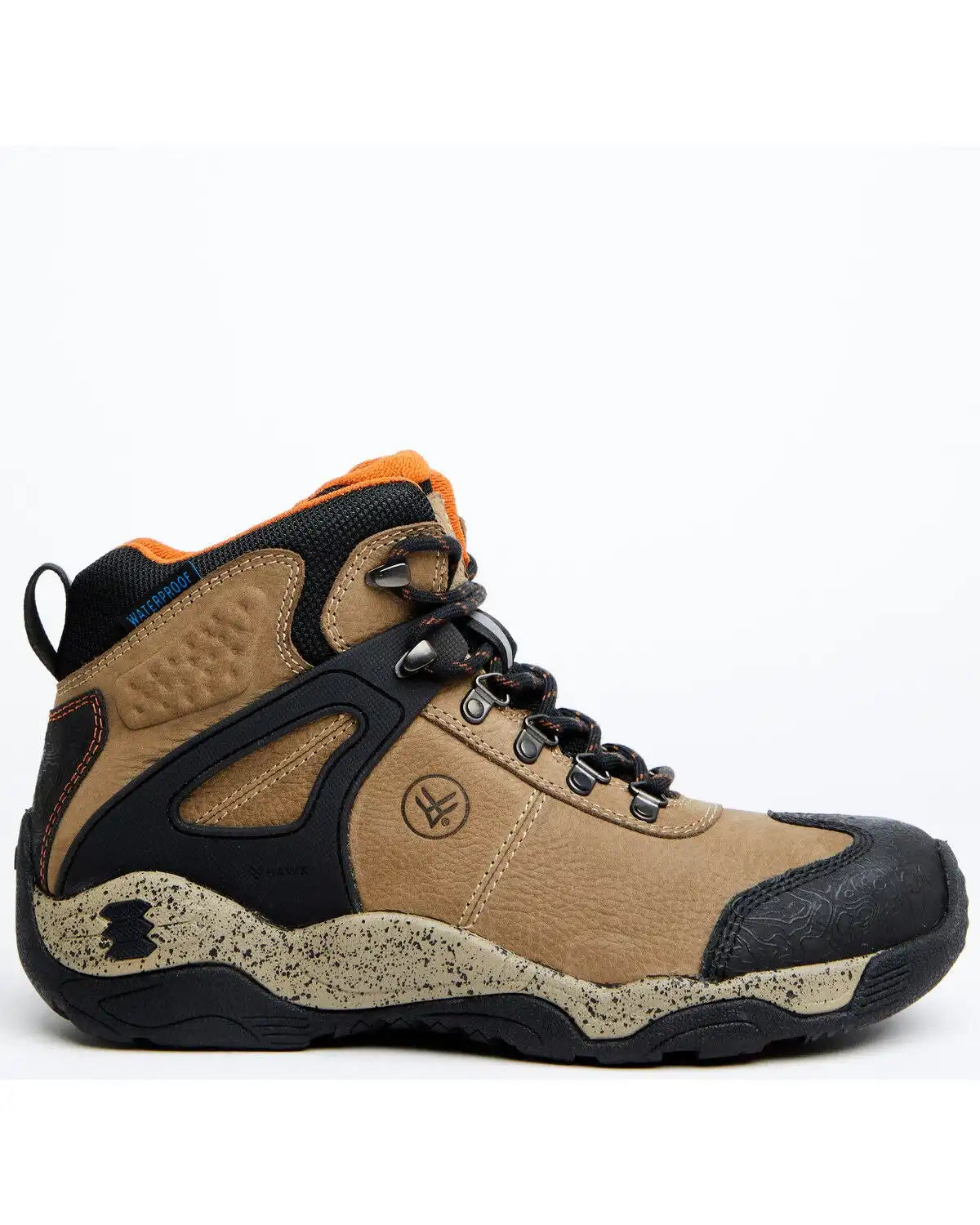 Hawx Men's 5" Talon 2 Deep Taupe Waterproof Lace-Up Hiking Work Boots - Soft Toe