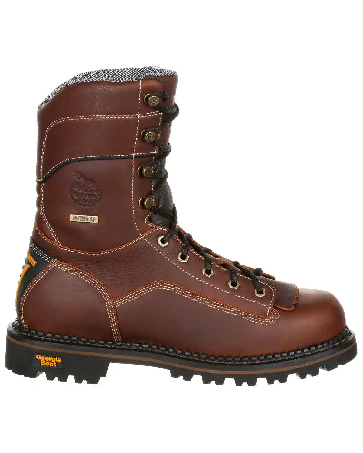 Georgia Boot Men's Amp LT Waterproof Logger Boots - Round Toe