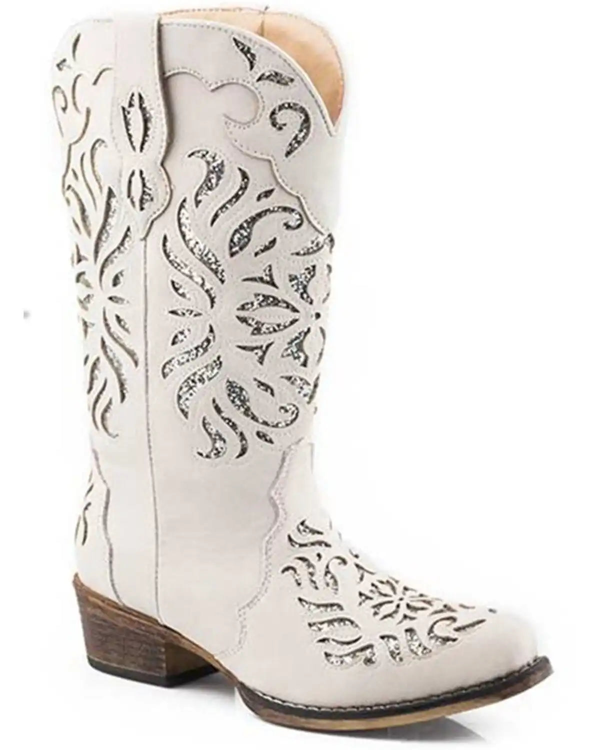 Roper Women's Riley Glitz Western Performance Boots - Snip Toe