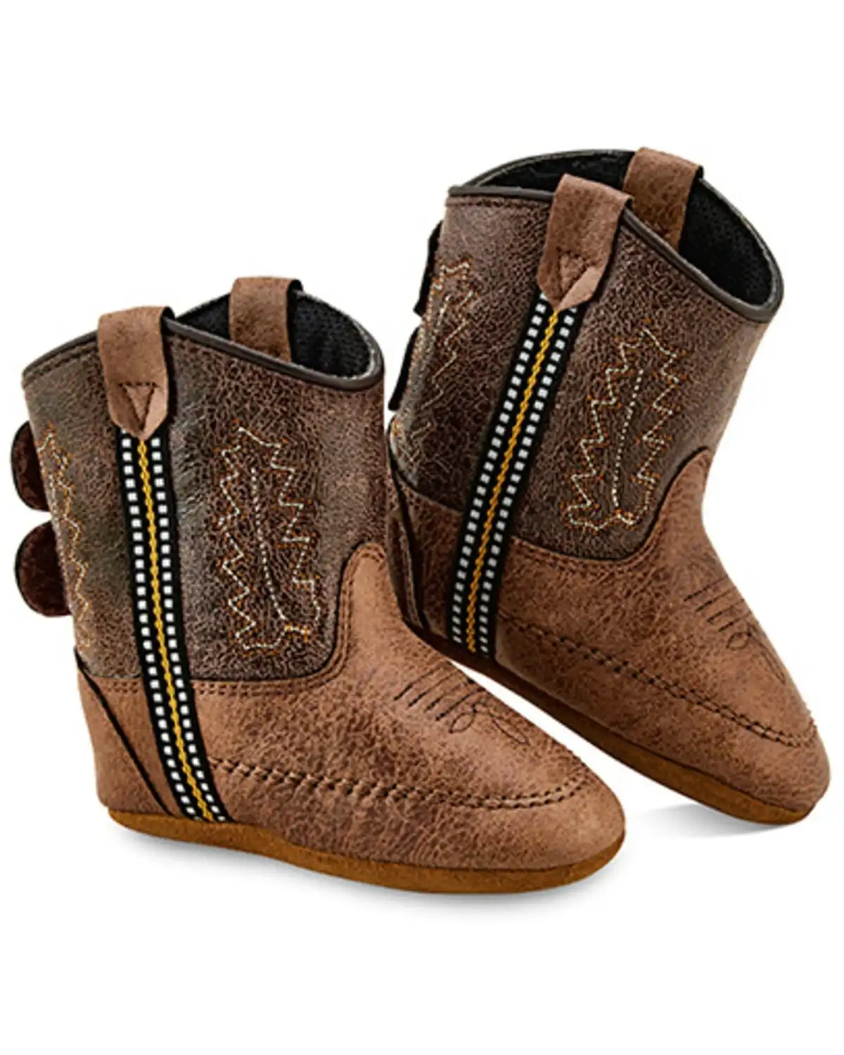 Old West Infant Boys' Poppet Boots - Round Toe
