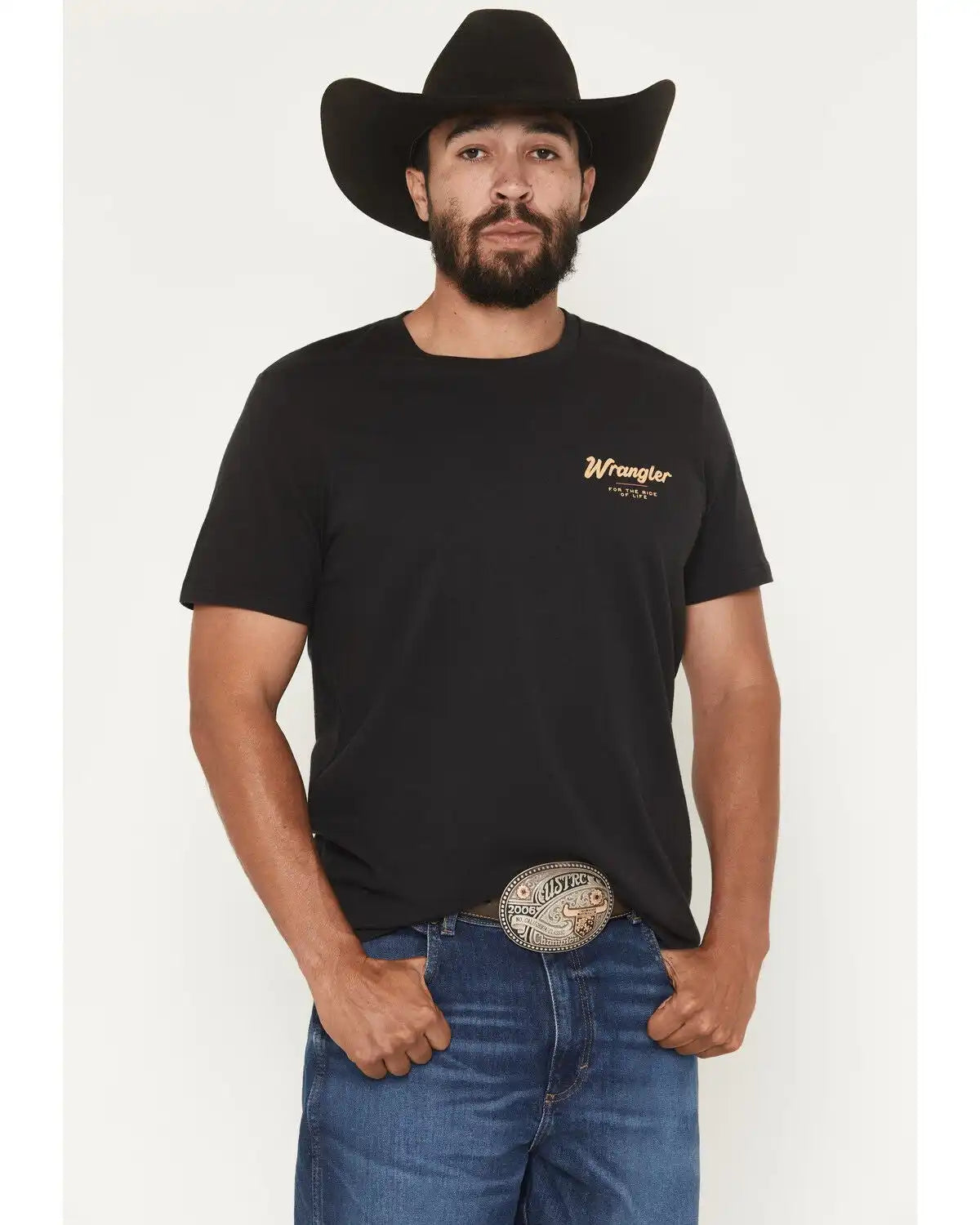 Wrangler Men's Boot Barn Exclusive Pastel Cowboy Short Sleeve Graphic T-Shirt