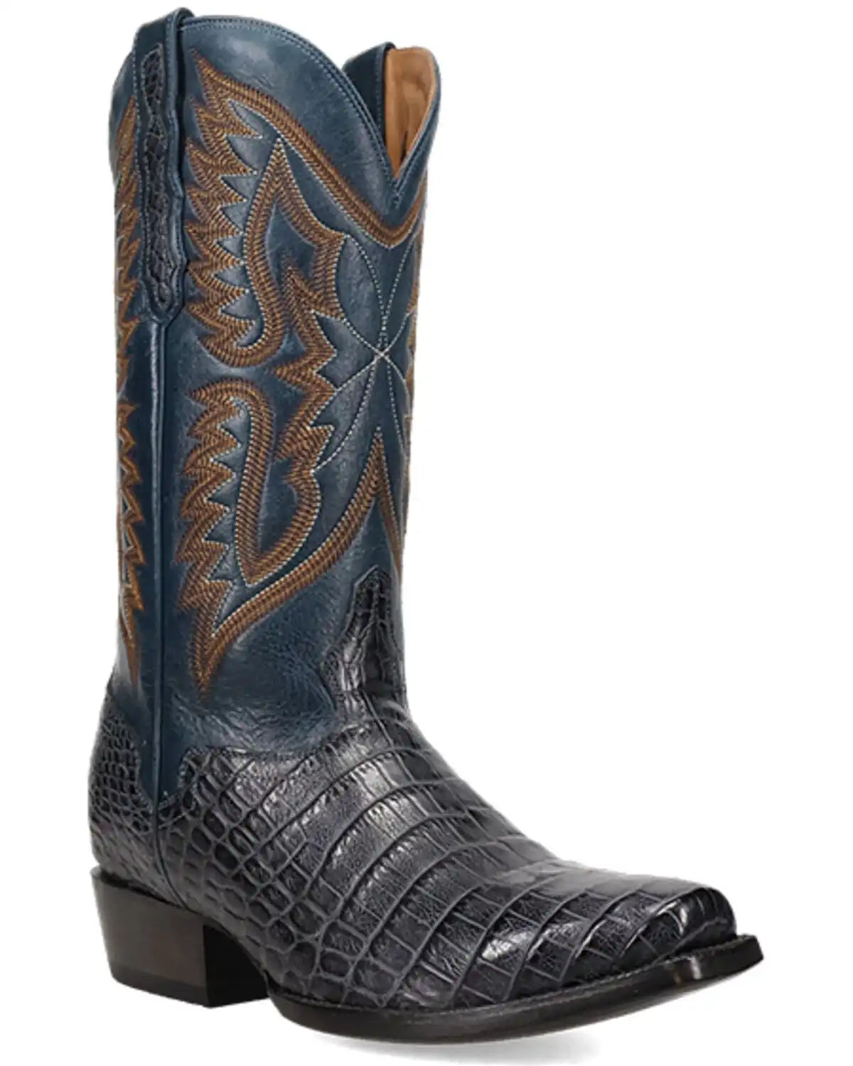 El Dorado Men's Nile Exotic Crocodile Western Boots - Square Toe