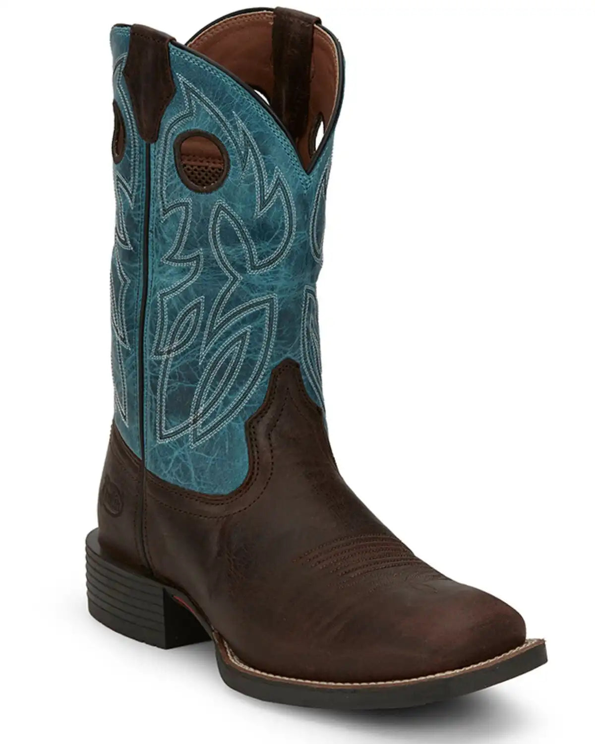 Justin Men's 11" Stampede Bowline Performance Western Boots - Broad Square Toe