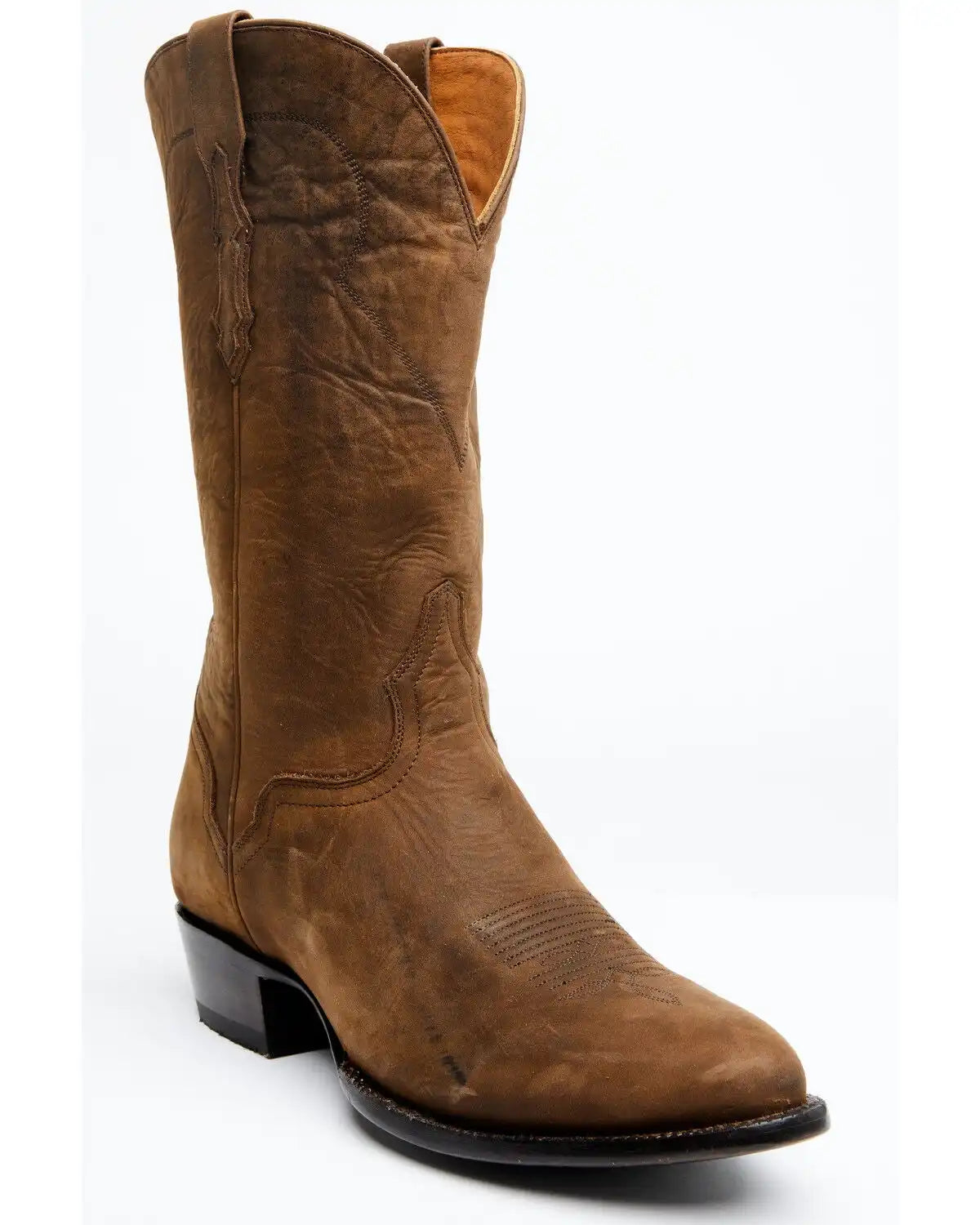 El Dorado Men's Brown Western Boots - Round Toe