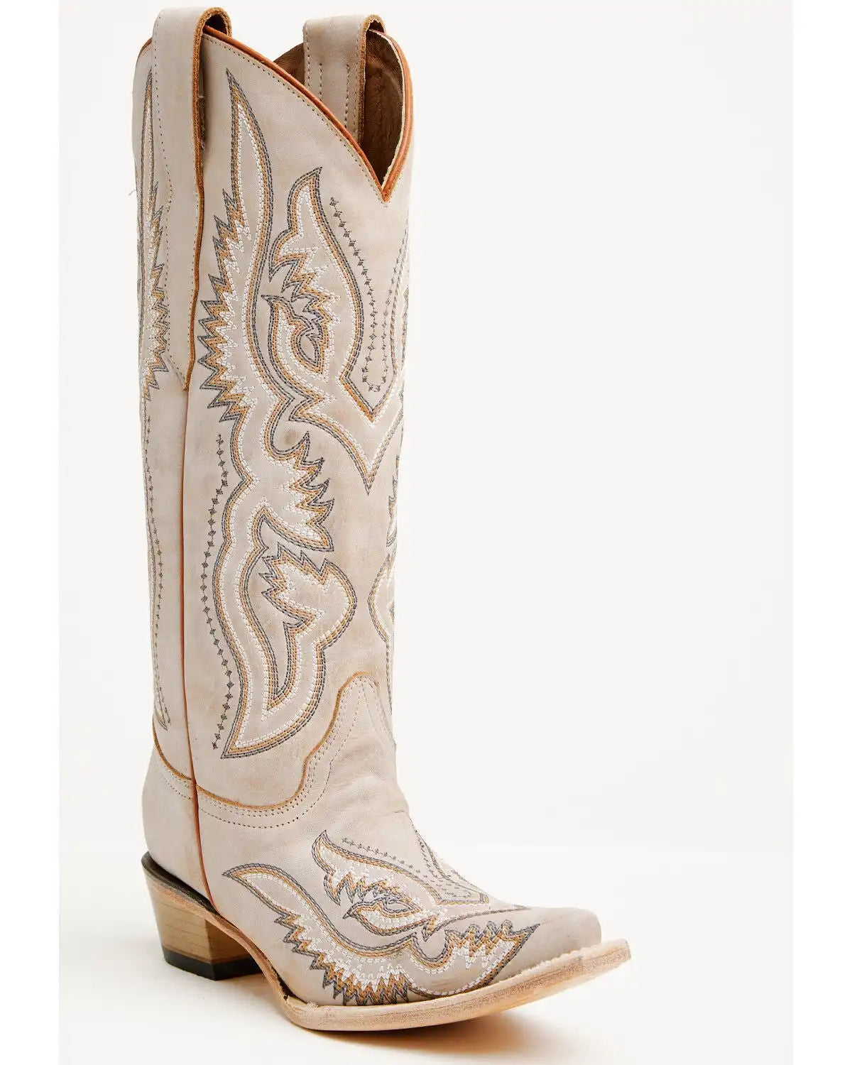 Circle G Women's Triad Embroidered Tall Western Boots - Snip Toe