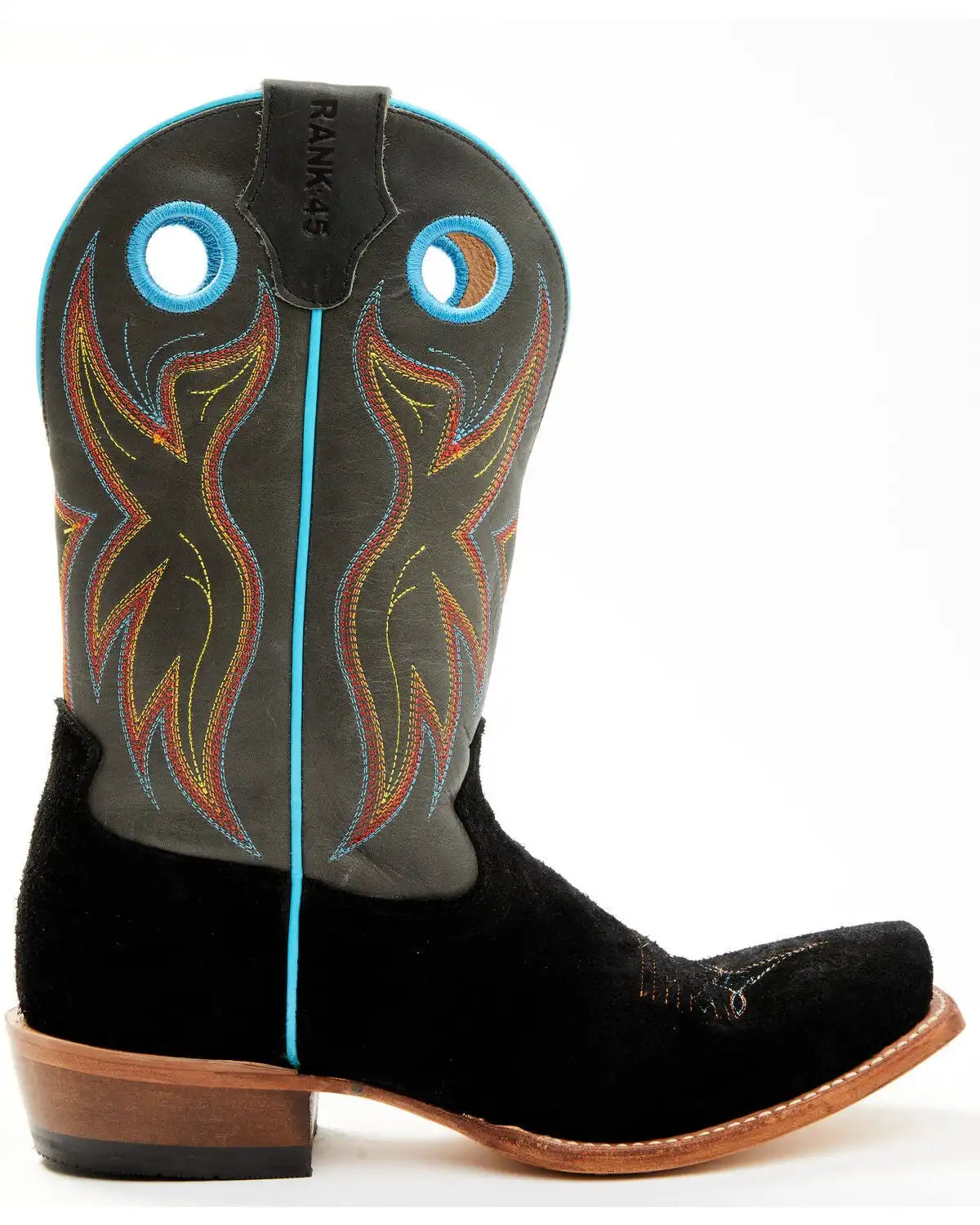 RANK 45® Men's Saloon Roughout Western Boots - Square Toe